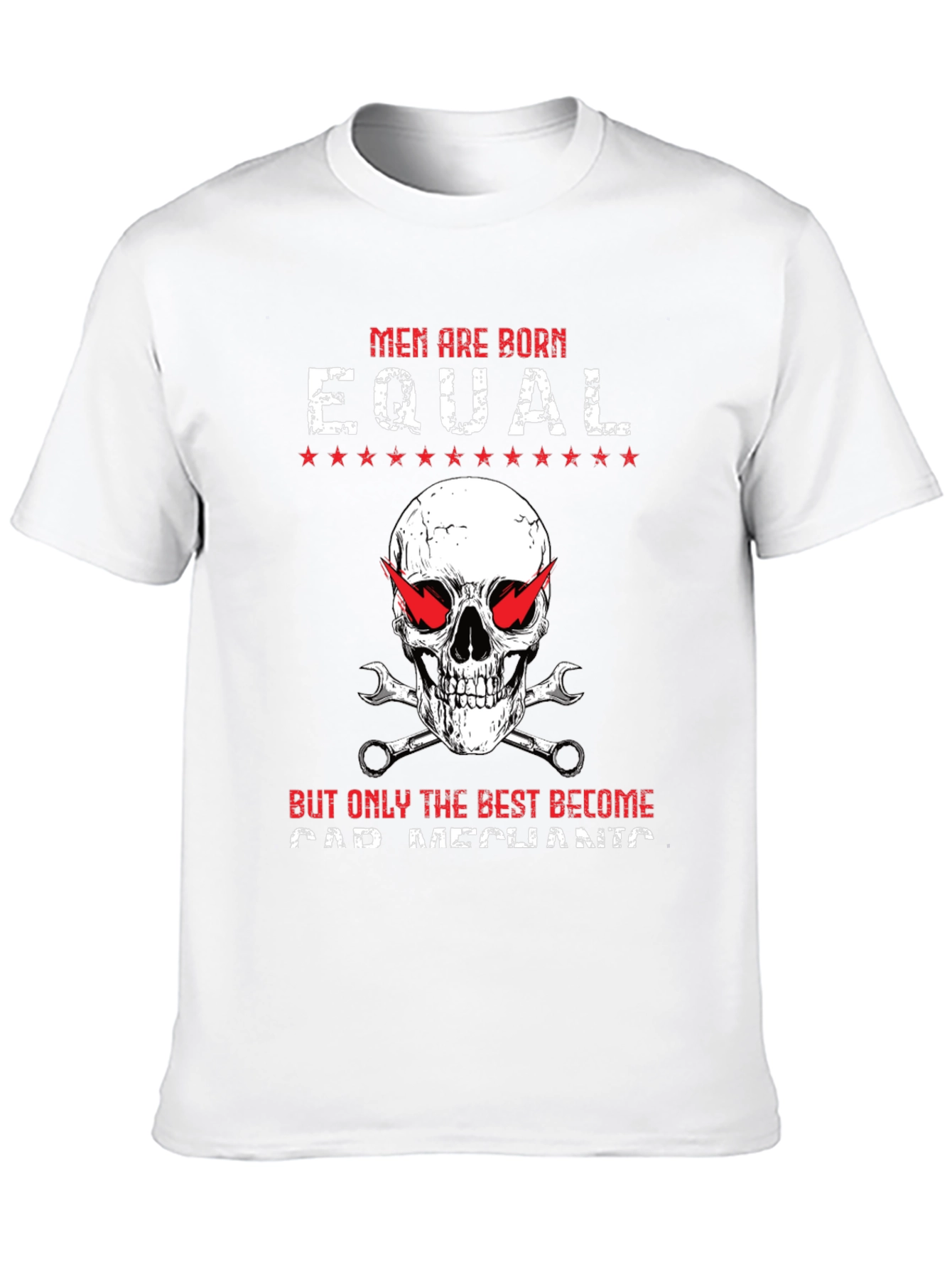 Car Mechanic Skull T-Shirt