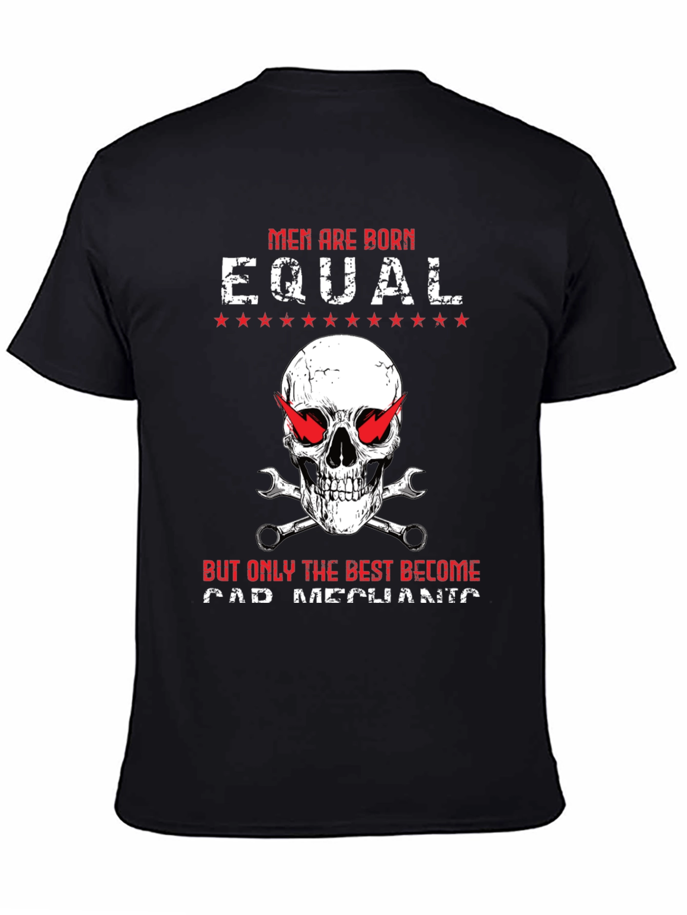 Car Mechanic Skull T-Shirt