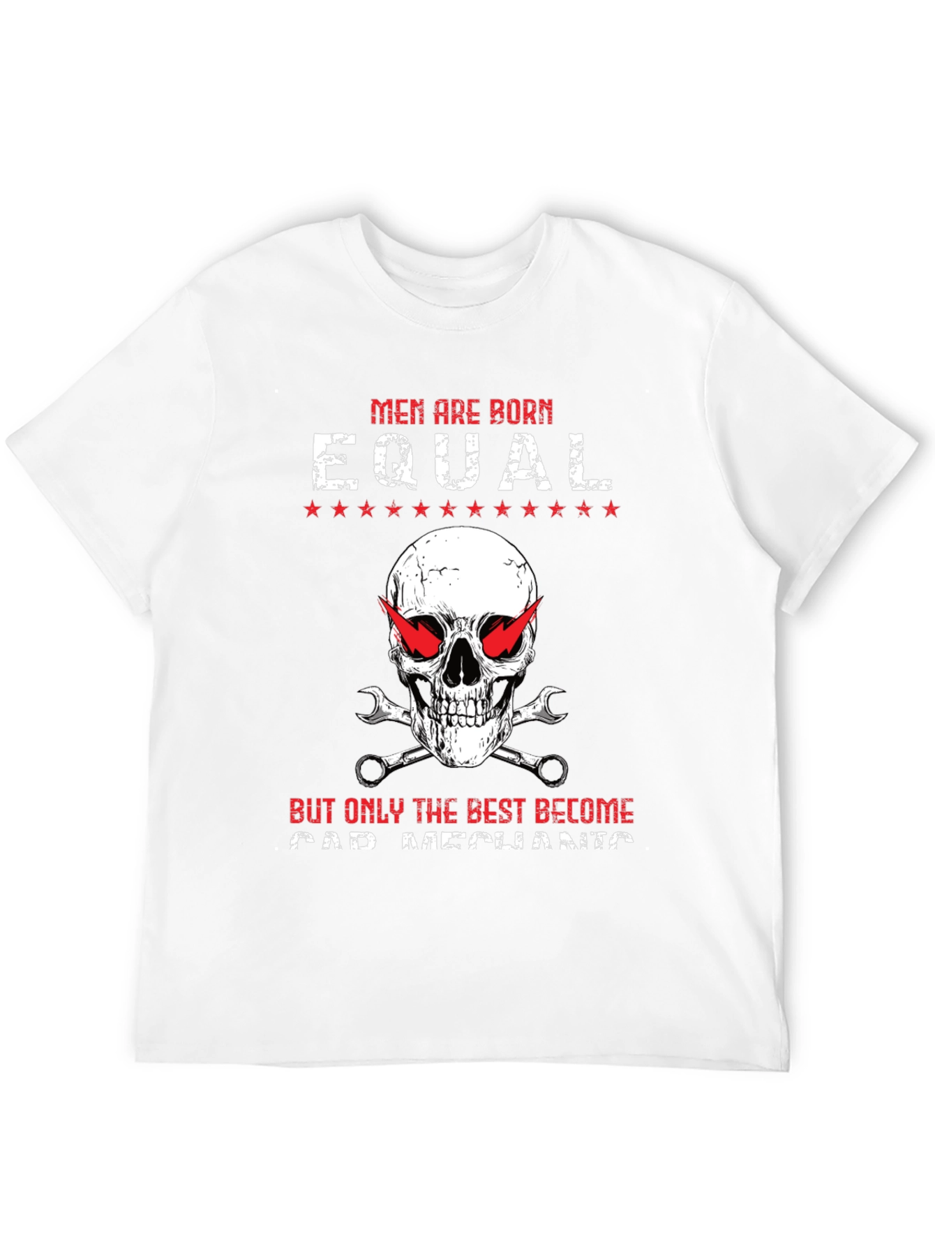 Car Mechanic Skull T-Shirt