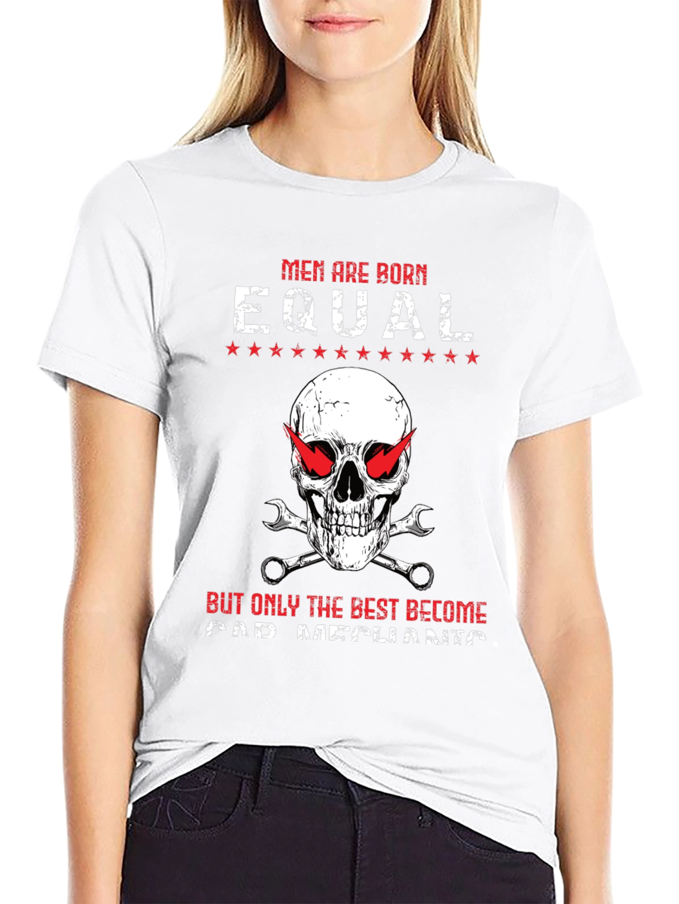 Car Mechanic Skull T-Shirt