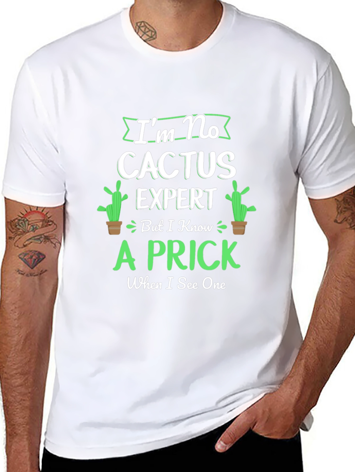 Im No Cactus Expert T-Shirt - Funny Graphic Tee