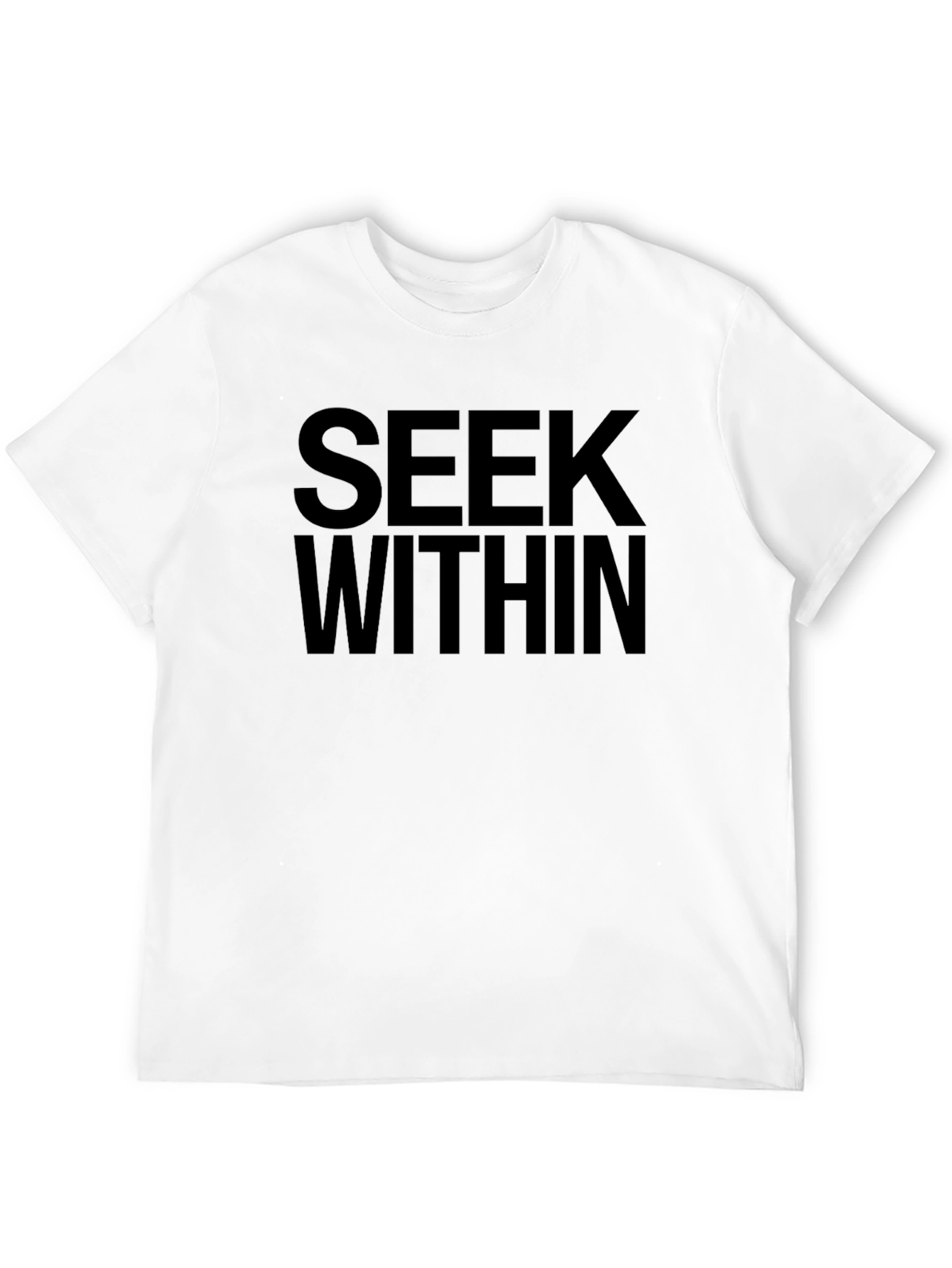 Seek Within Graphic Black T-Shirt