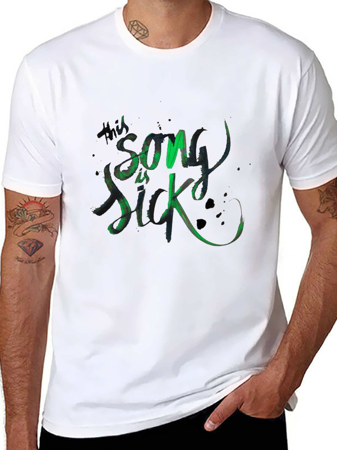 This Song is Sick Black T-Shirt