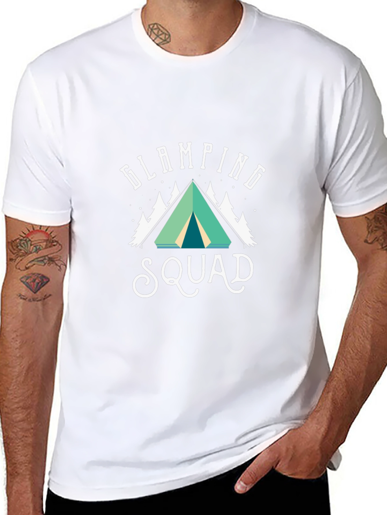 Glamping Squad T-Shirt Camping Adventure