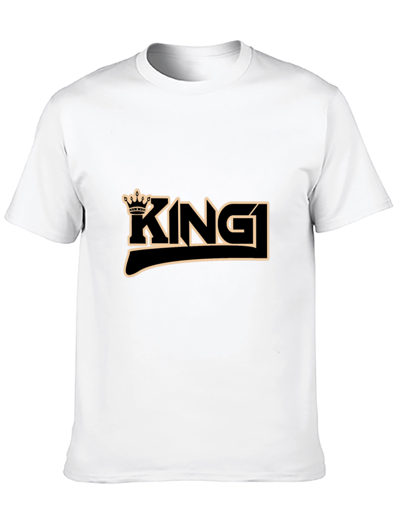 King Crown Graphic Black T-Shirt