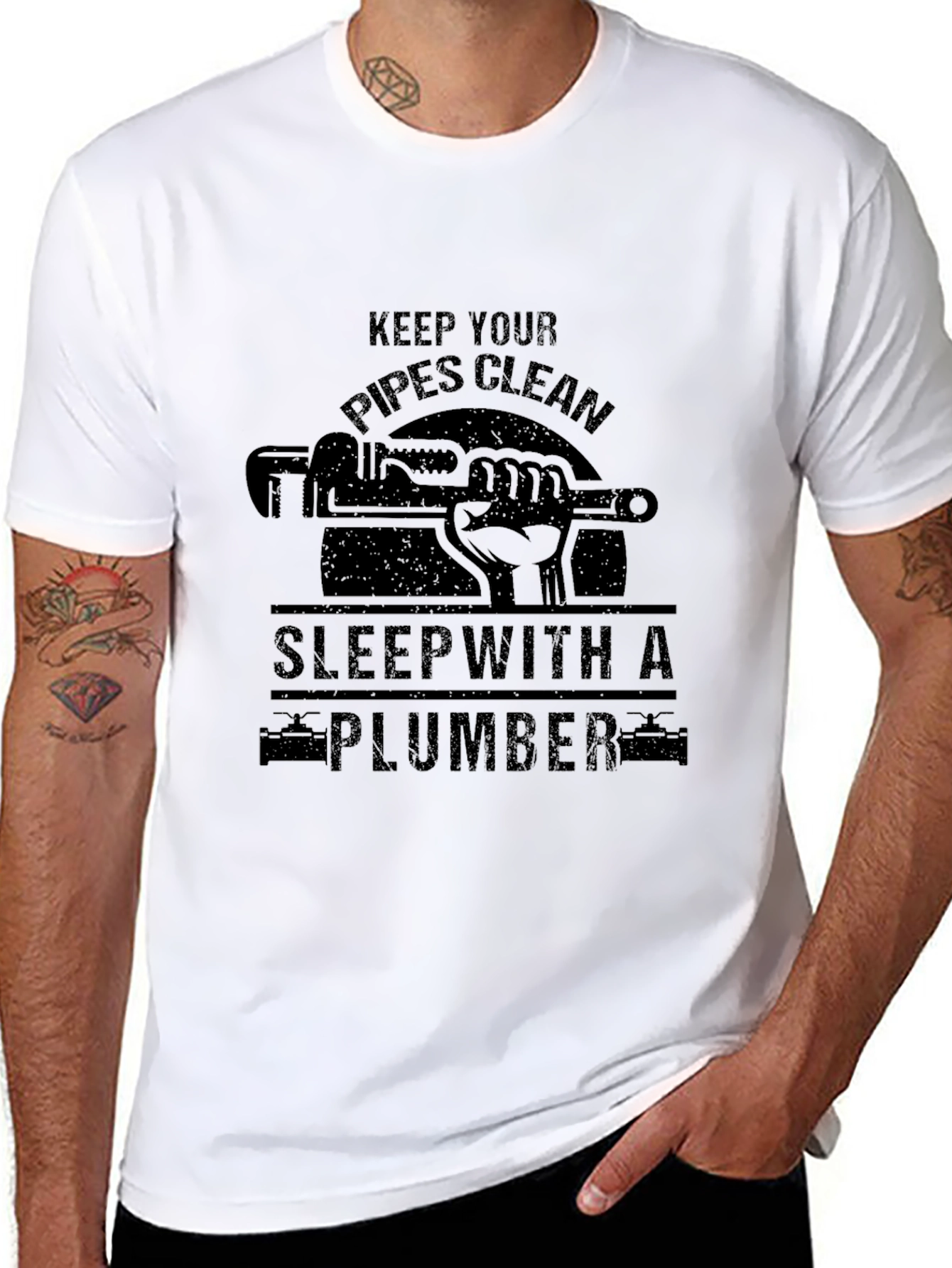 Keep Your Pipes Clean Plumber T-Shirt