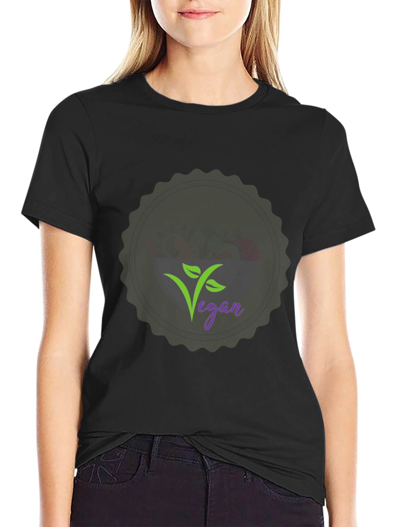 Stylish Vegan Graphic Tee - Comfortable Fit