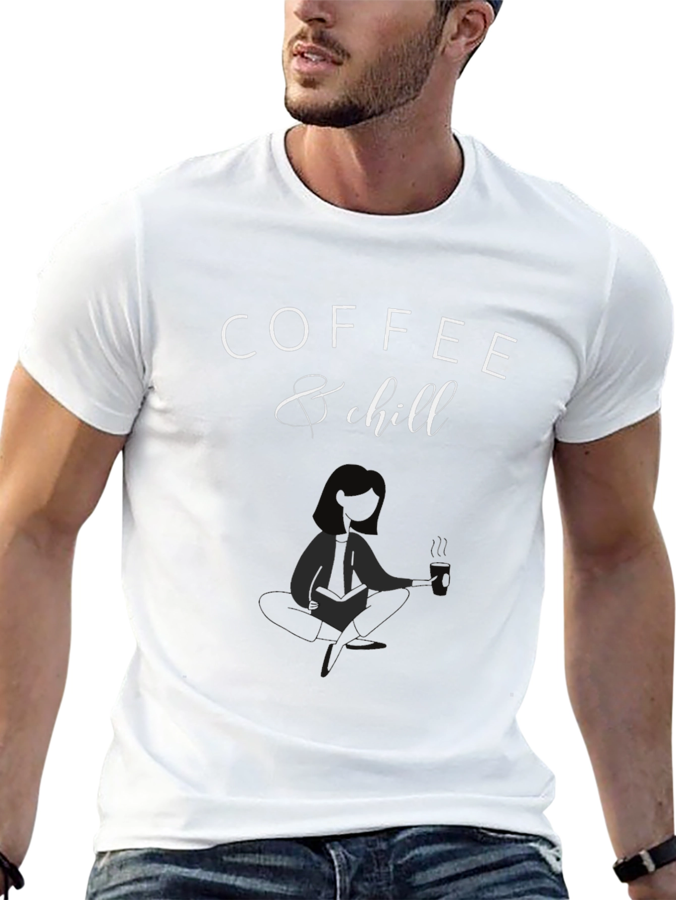 Coffee & Chill Graphic Tee - Relaxed Fit