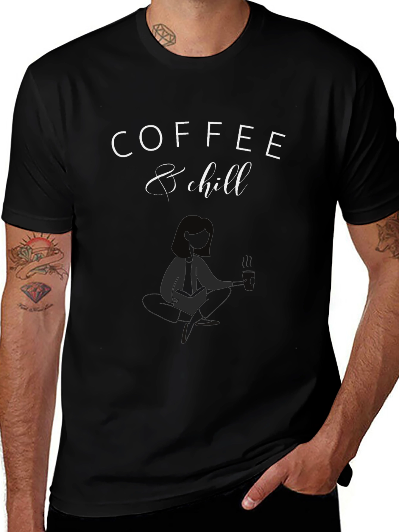 Coffee & Chill Graphic Tee - Relaxed Fit