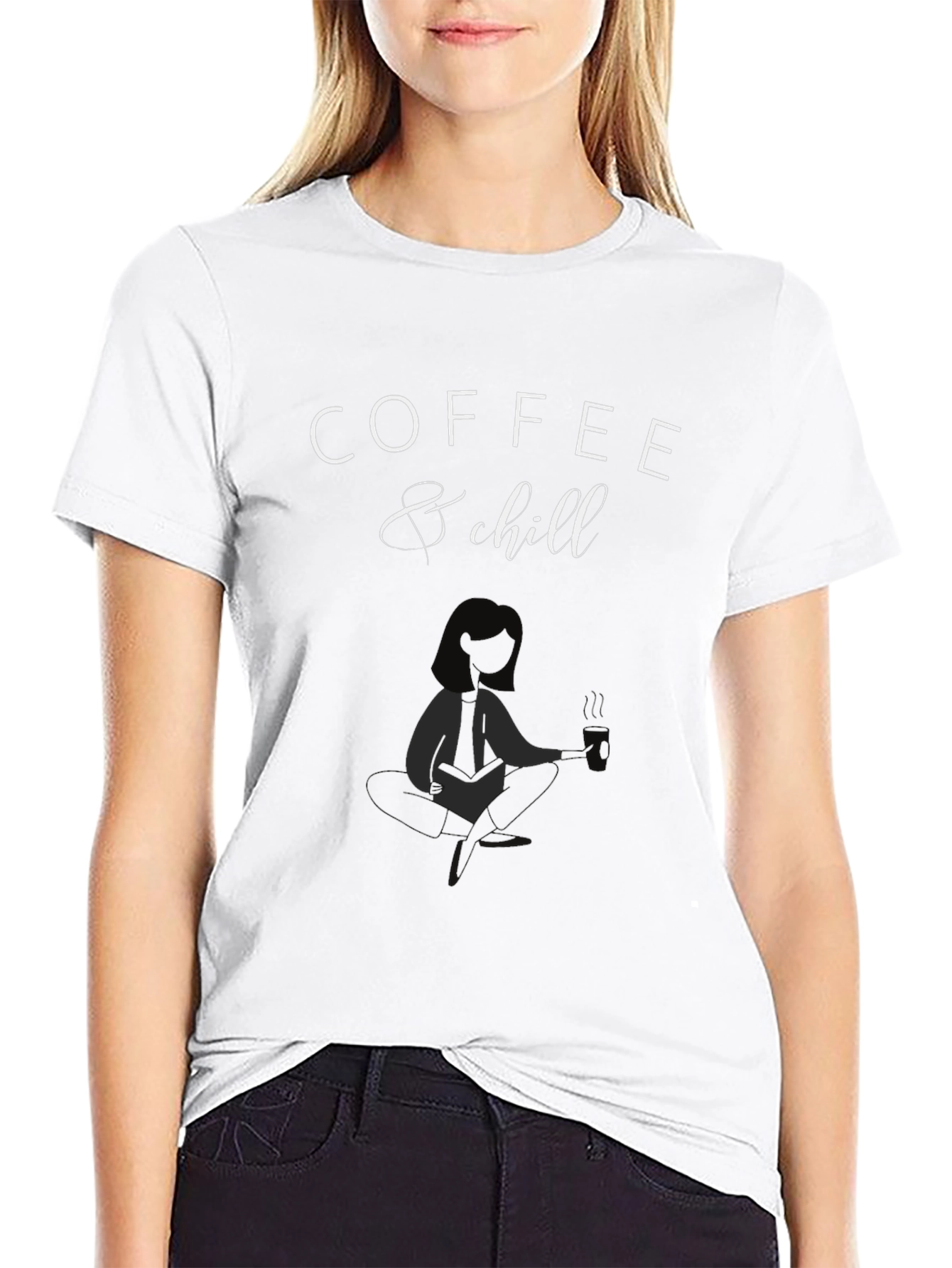 Coffee & Chill Graphic Tee - Relaxed Fit