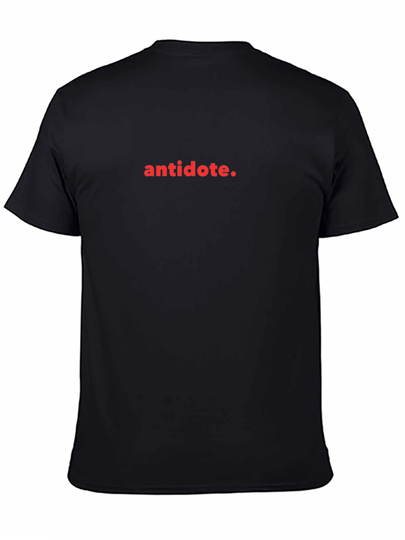 Antidote Graphic Tee - Stylish Black T-Shirt