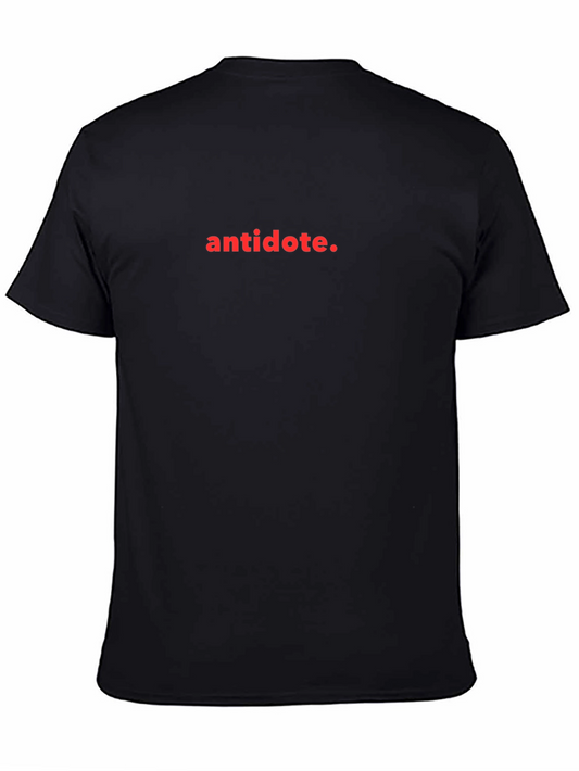 Antidote Graphic Tee - Stylish Black T-Shirt