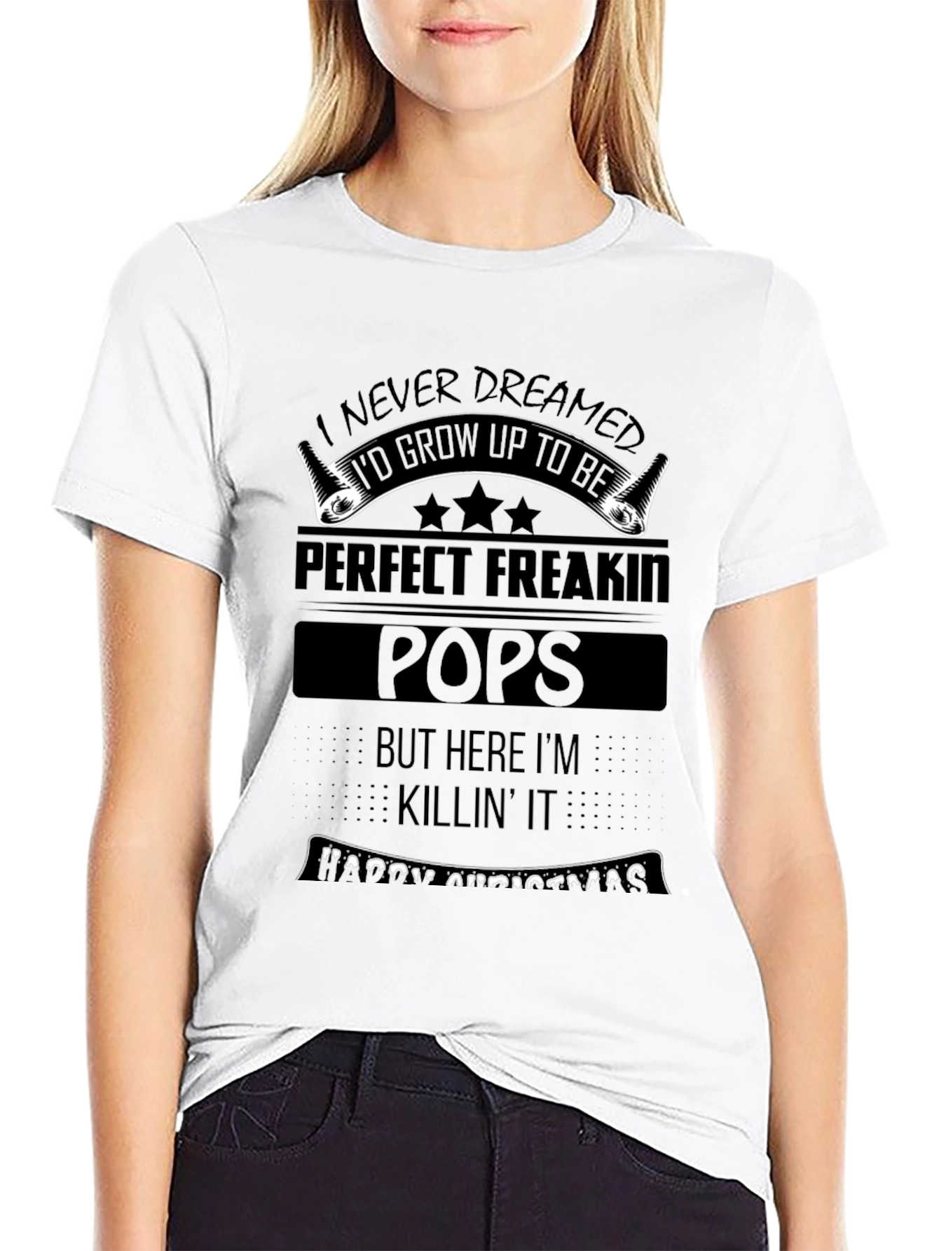 Perfect Freakin Pops T-Shirt - Funny Fathers Day Gift