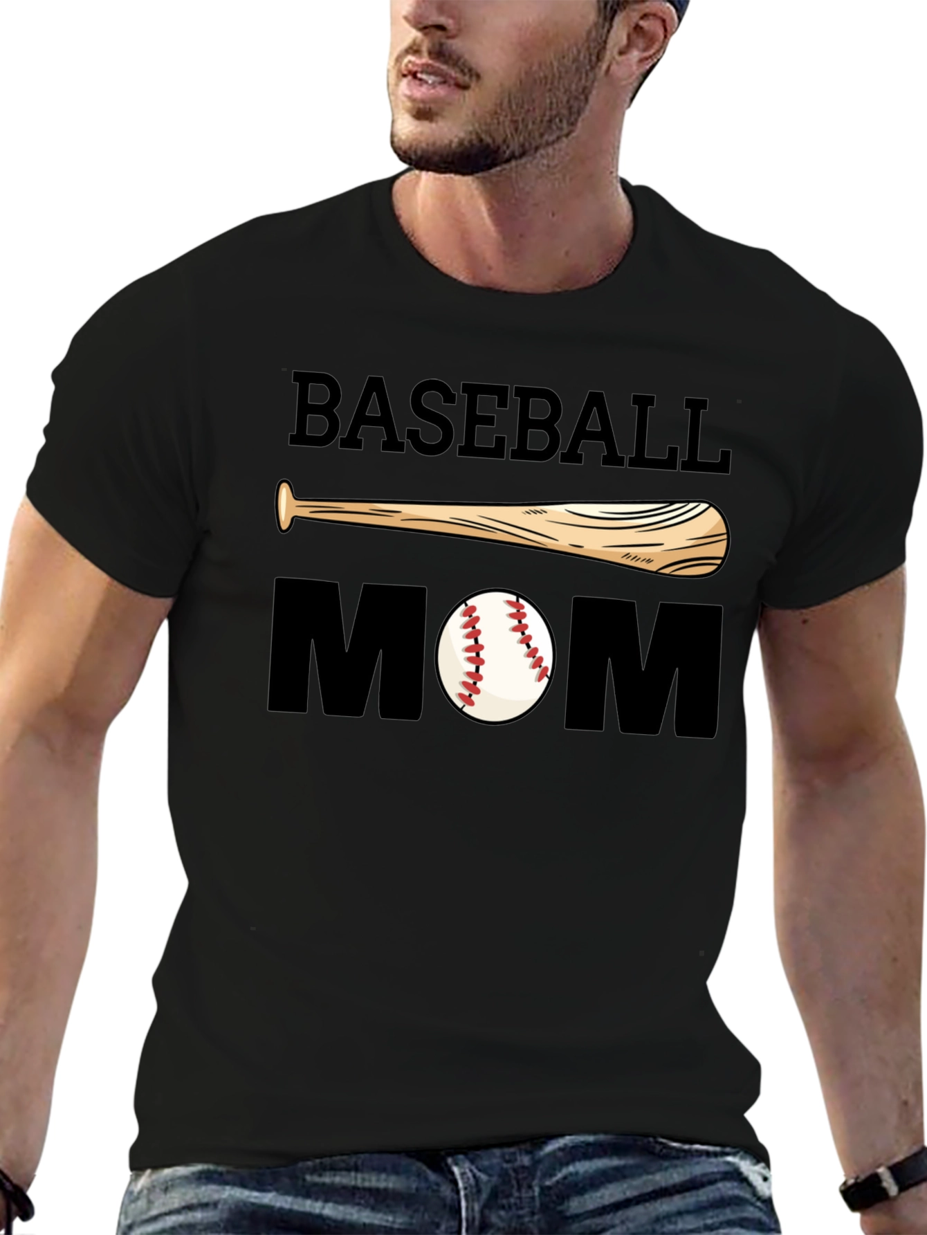 Baseball Mom Graphic T-Shirt