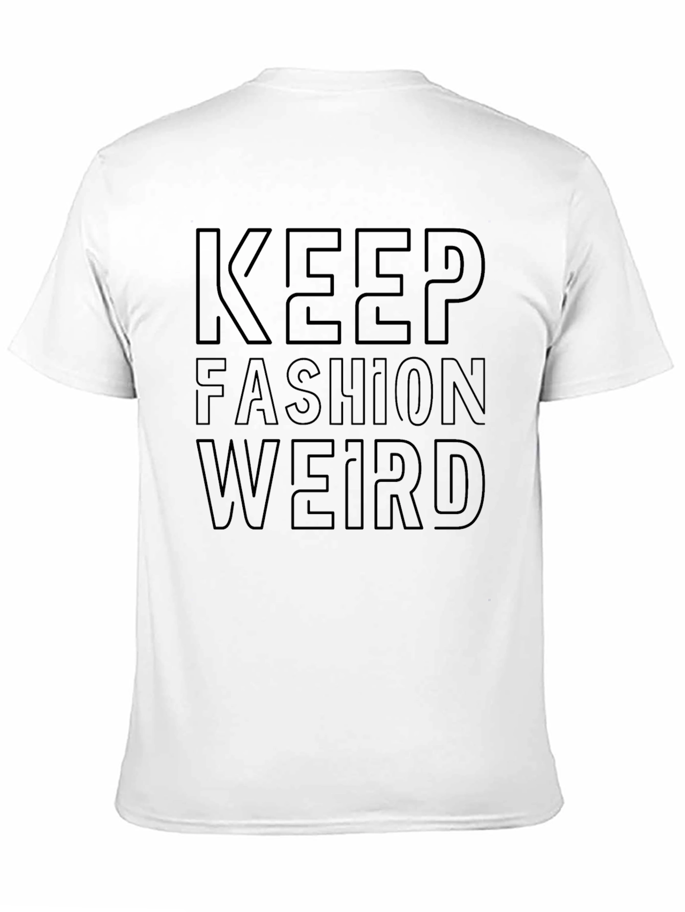 Keep Fashion Weird Black Graphic Tee