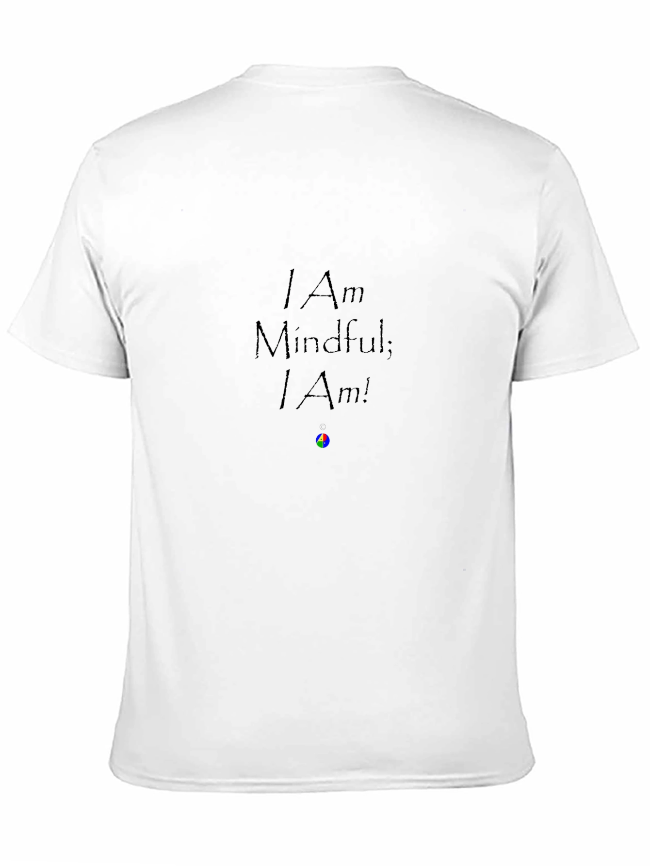 Mindful I Am Black Graphic Tee