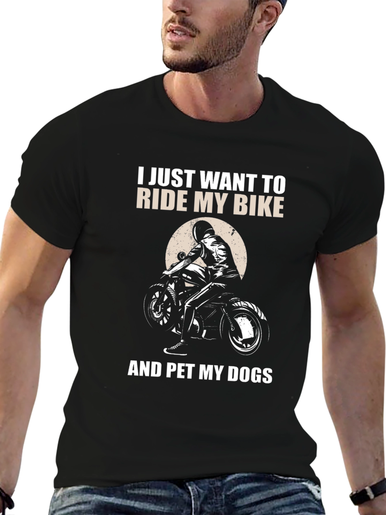 Ride My Bike & Pet Dogs Tee