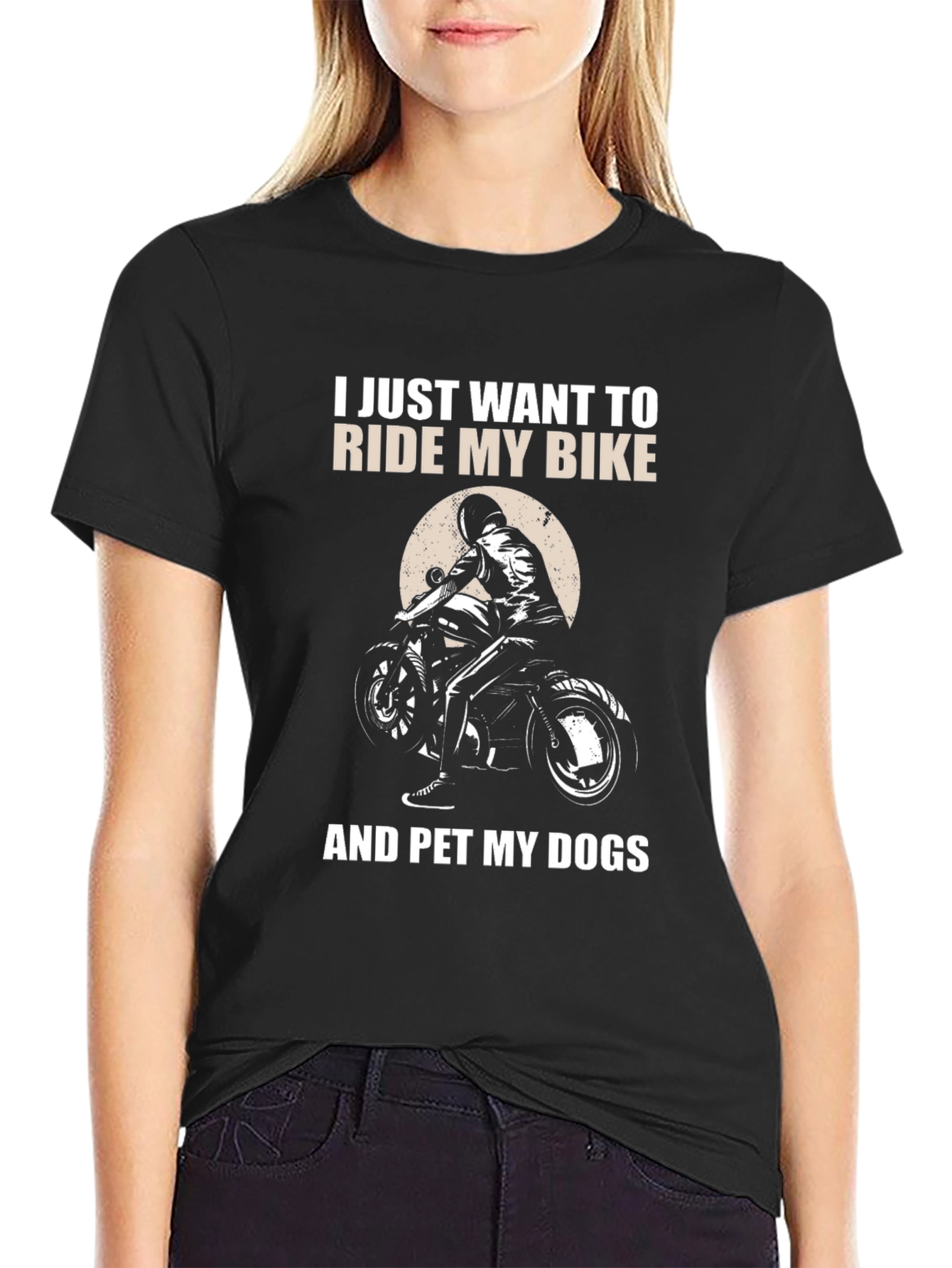 Ride My Bike & Pet Dogs Tee