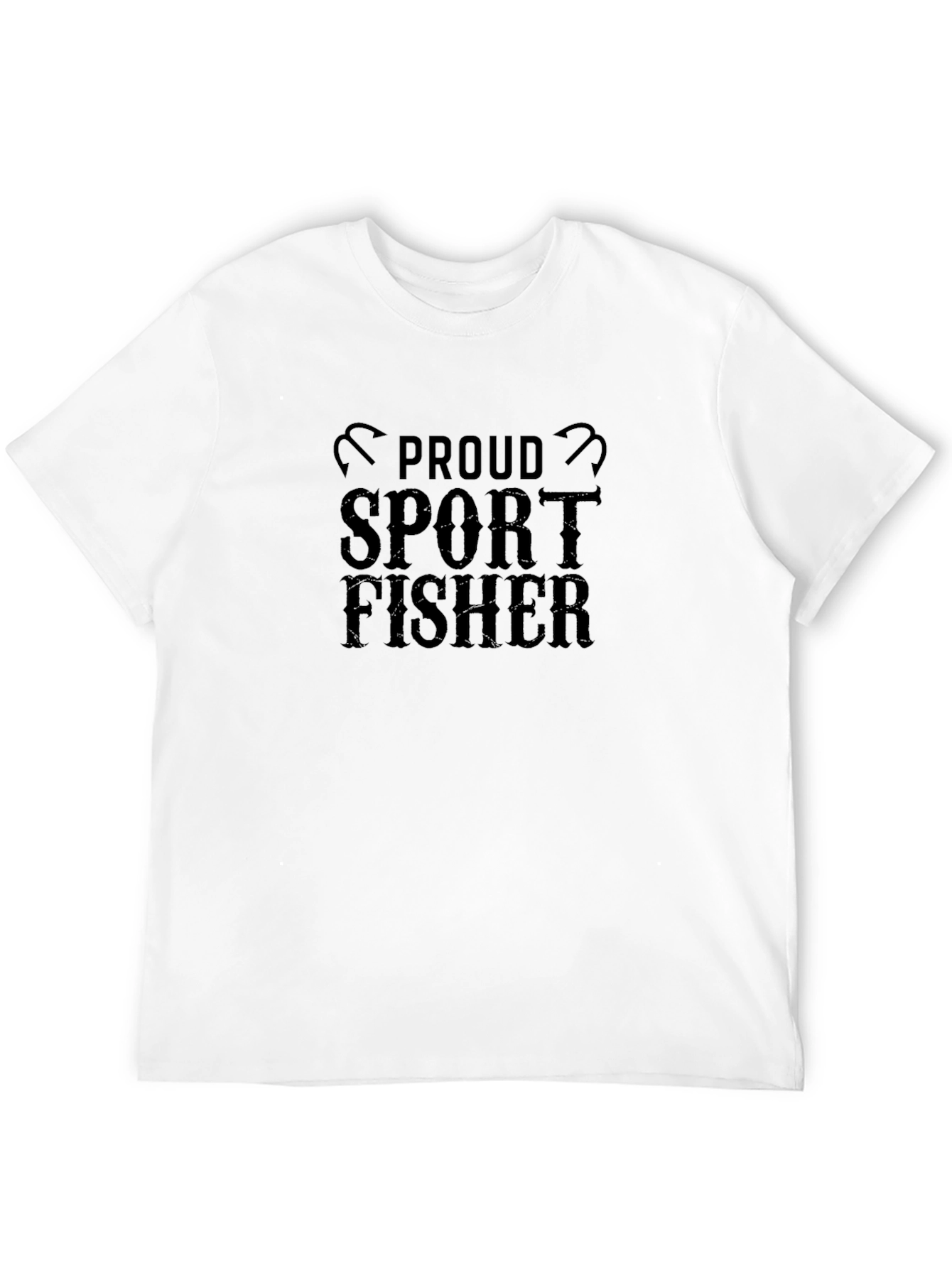 Proud Sport Fisher Black T-Shirt