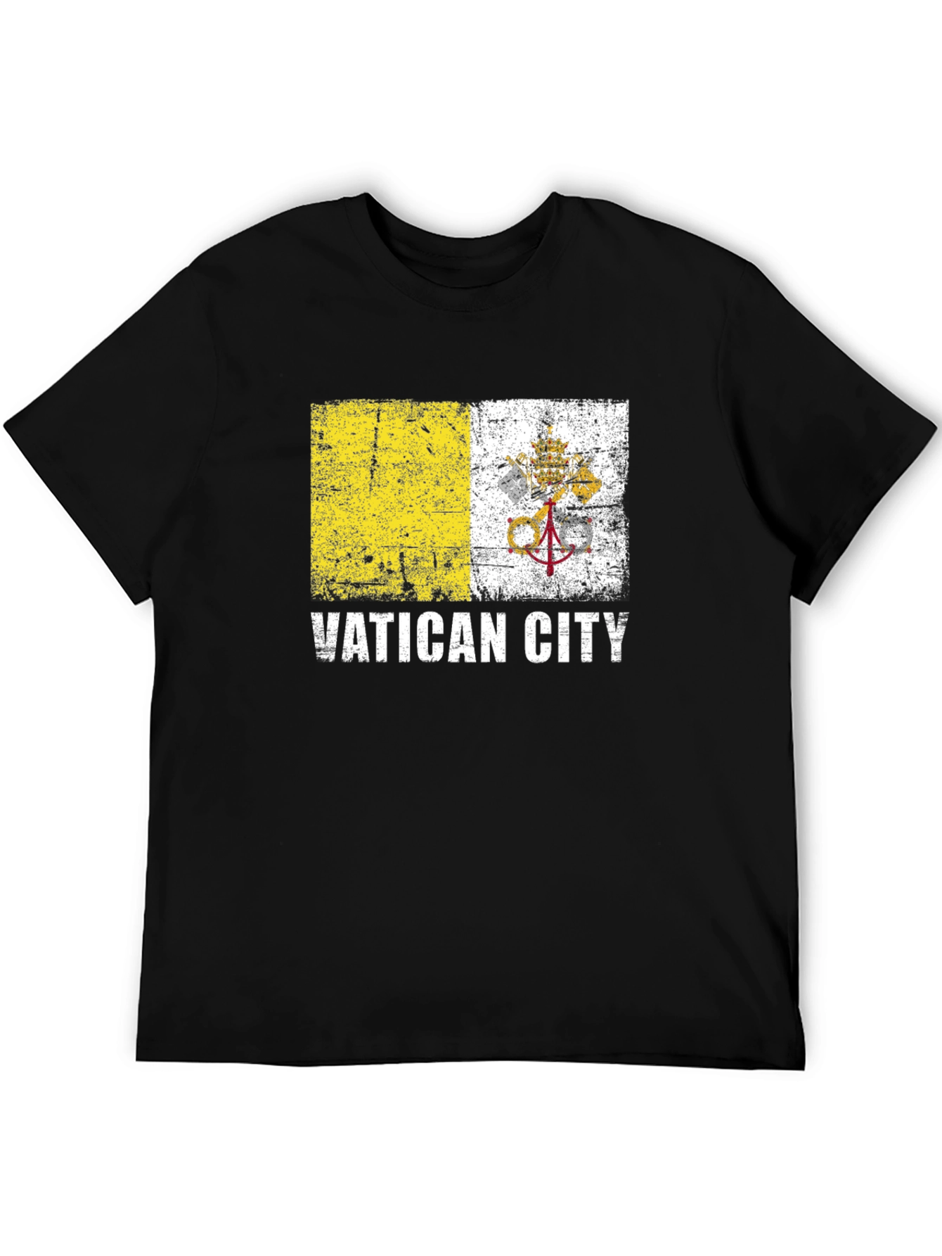 Vatican City Flag Graphic T-Shirt