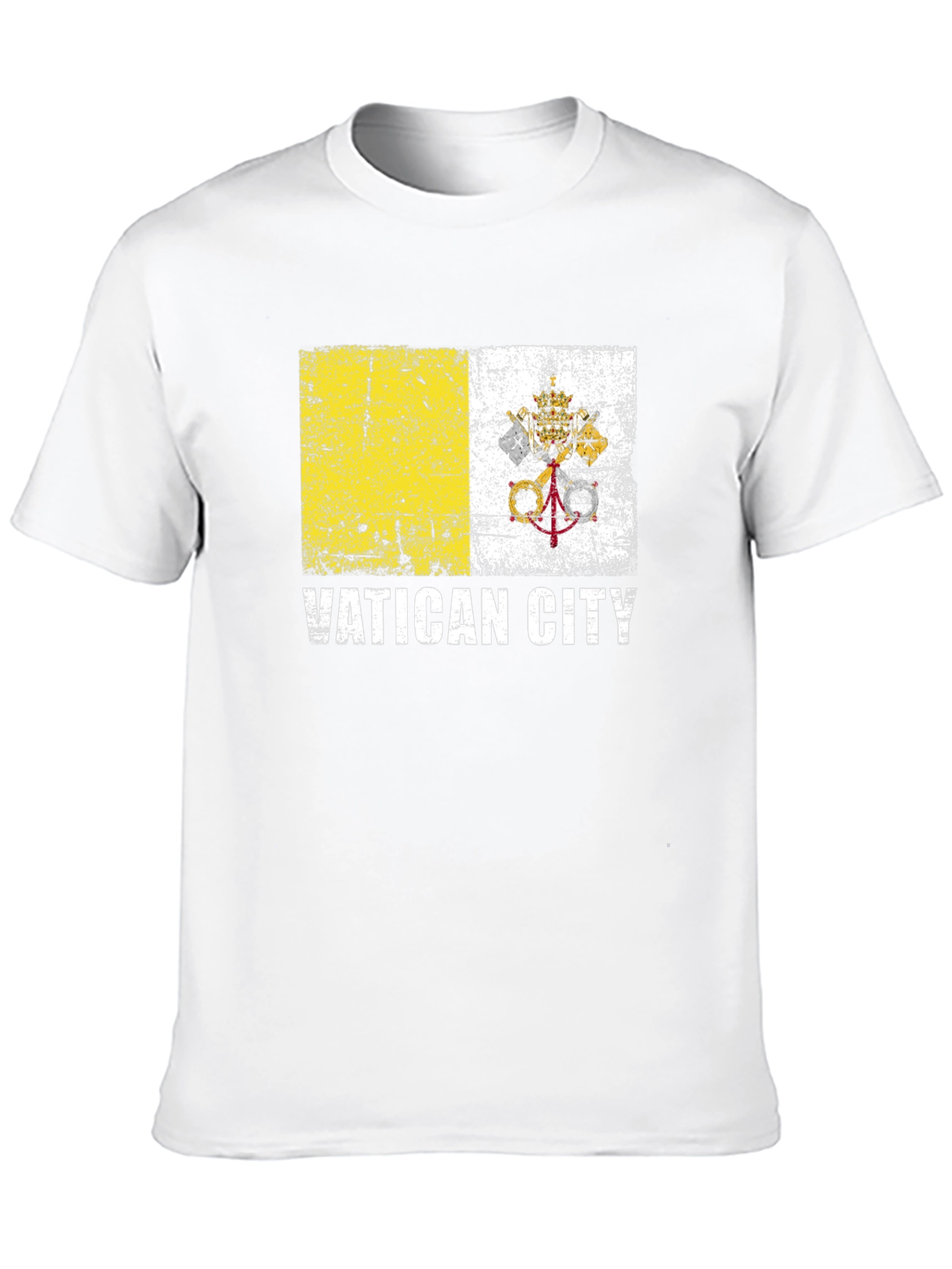 Vatican City Flag Graphic T-Shirt
