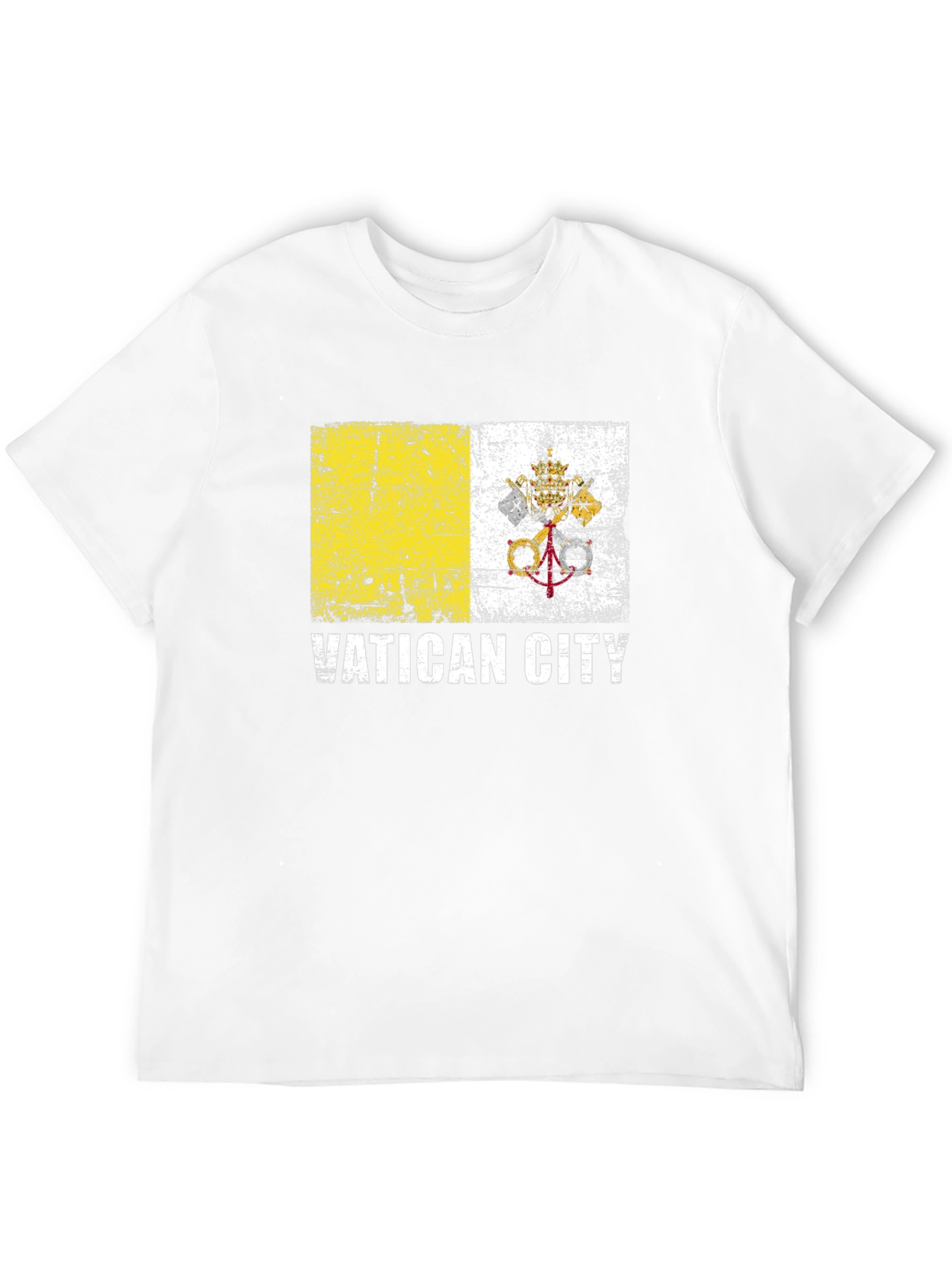 Vatican City Flag Graphic T-Shirt