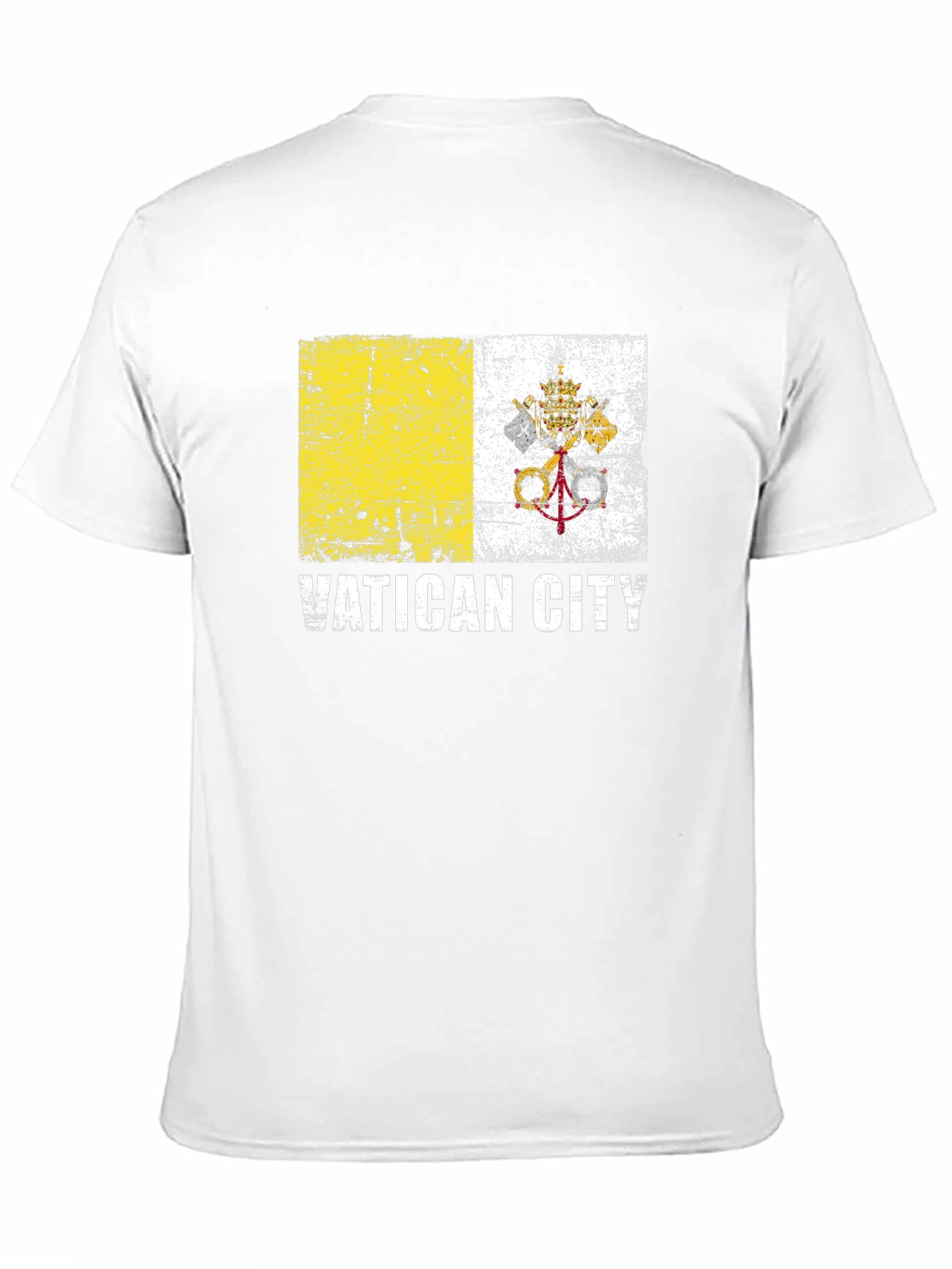 Vatican City Flag Graphic T-Shirt