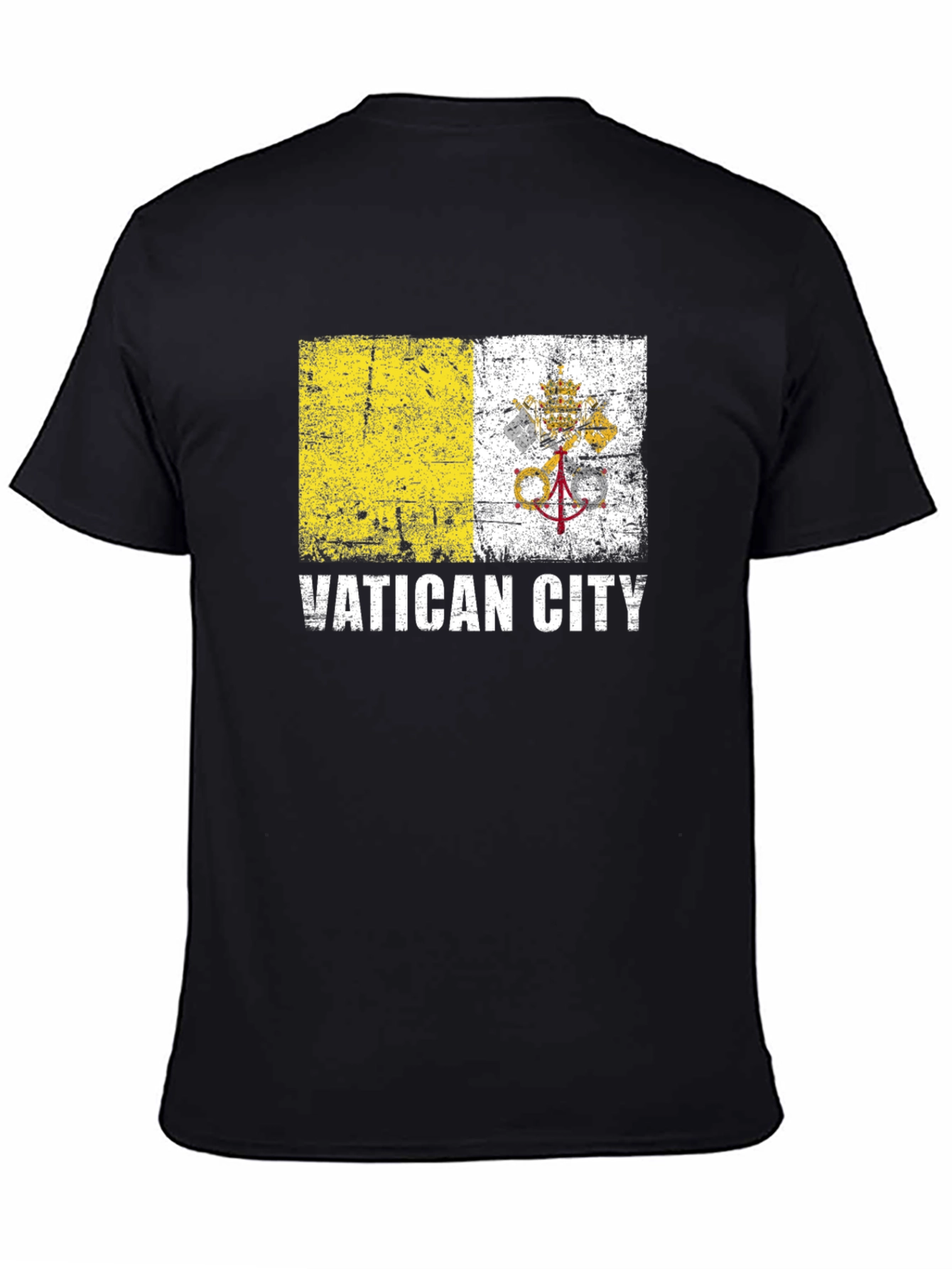 Vatican City Flag Graphic T-Shirt