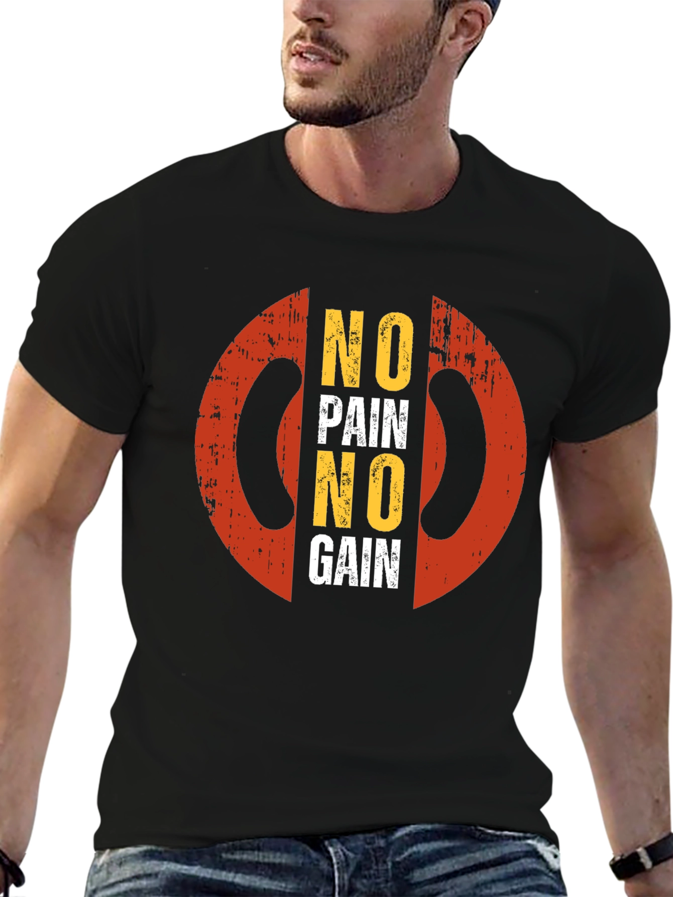 No Pain No Gain Graphic T-Shirt