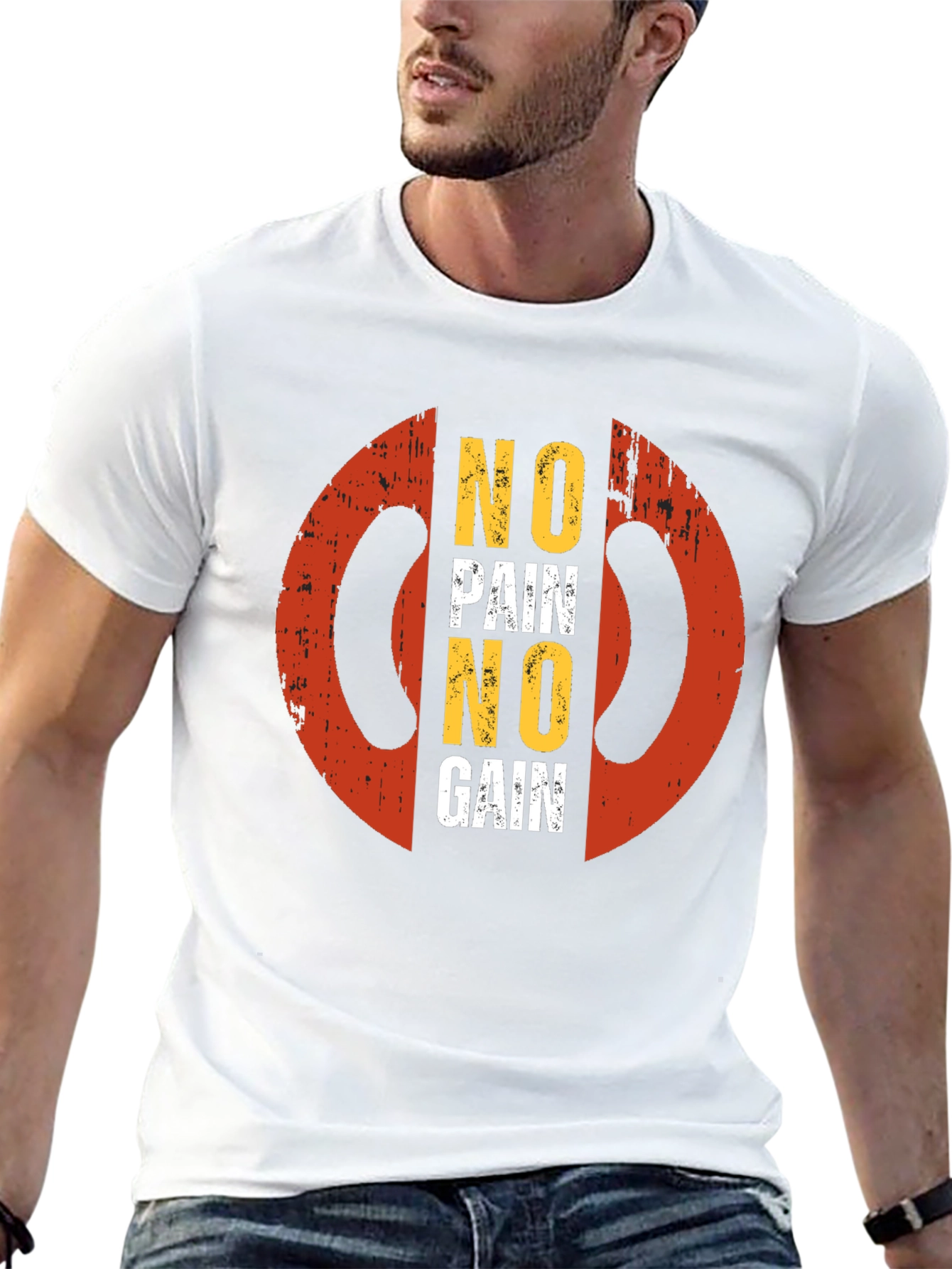 No Pain No Gain Graphic T-Shirt