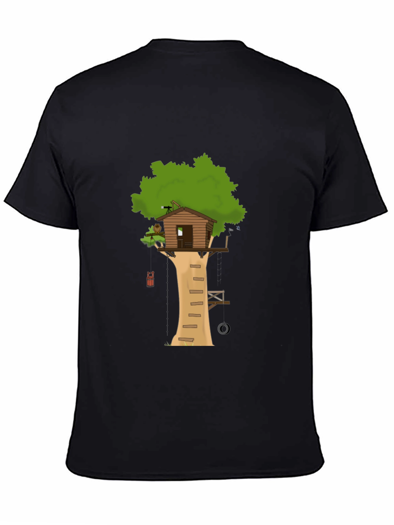 Treehouse Graphic T-Shirt - Black