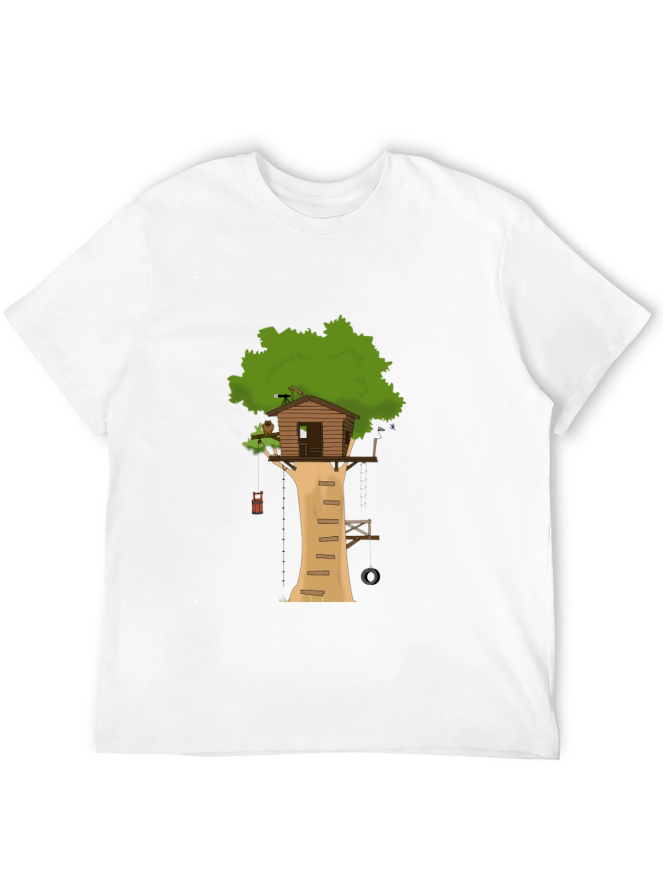 Treehouse Graphic T-Shirt - Black