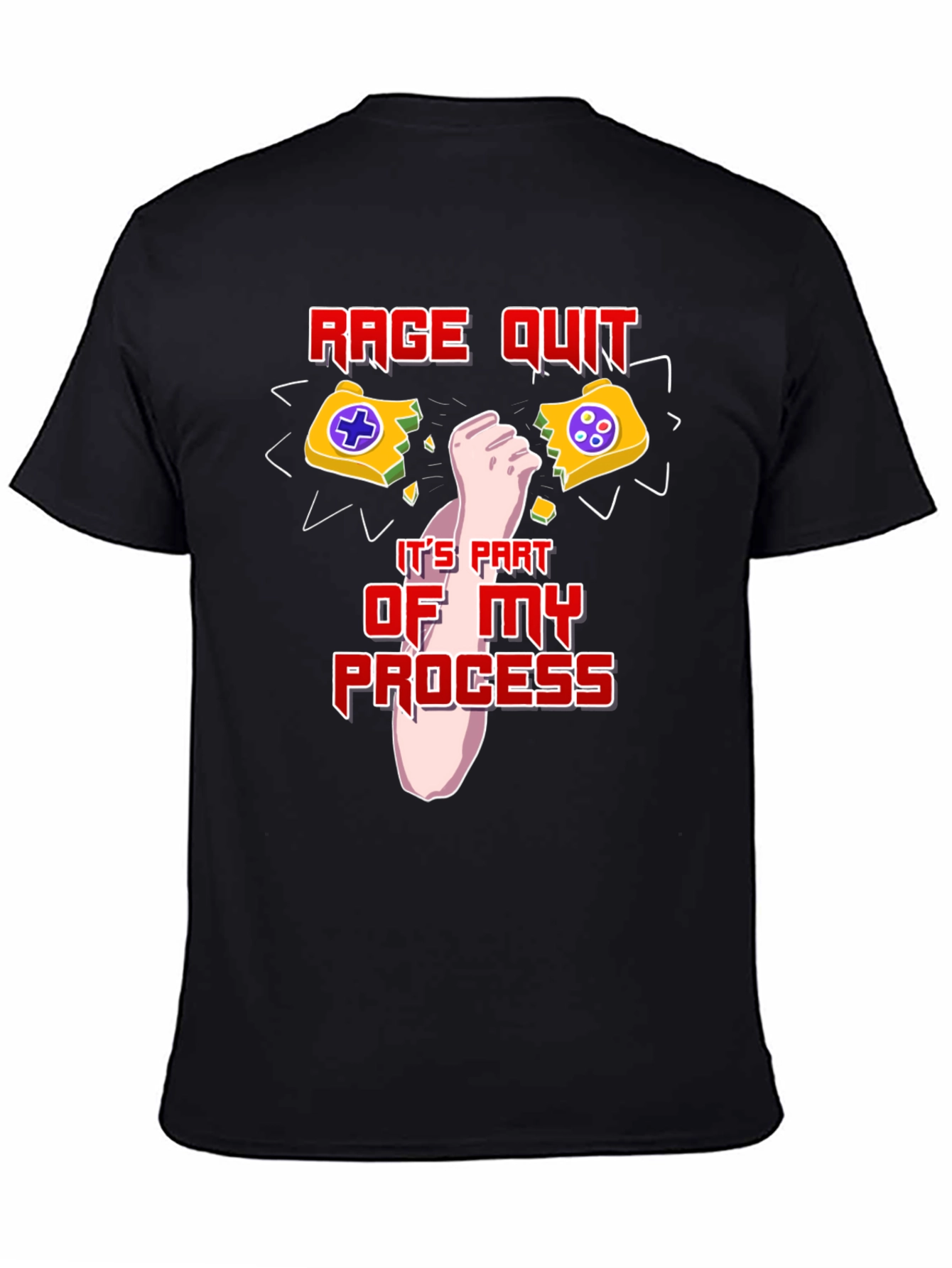 Rage Quit Gamer Graphic T-Shirt