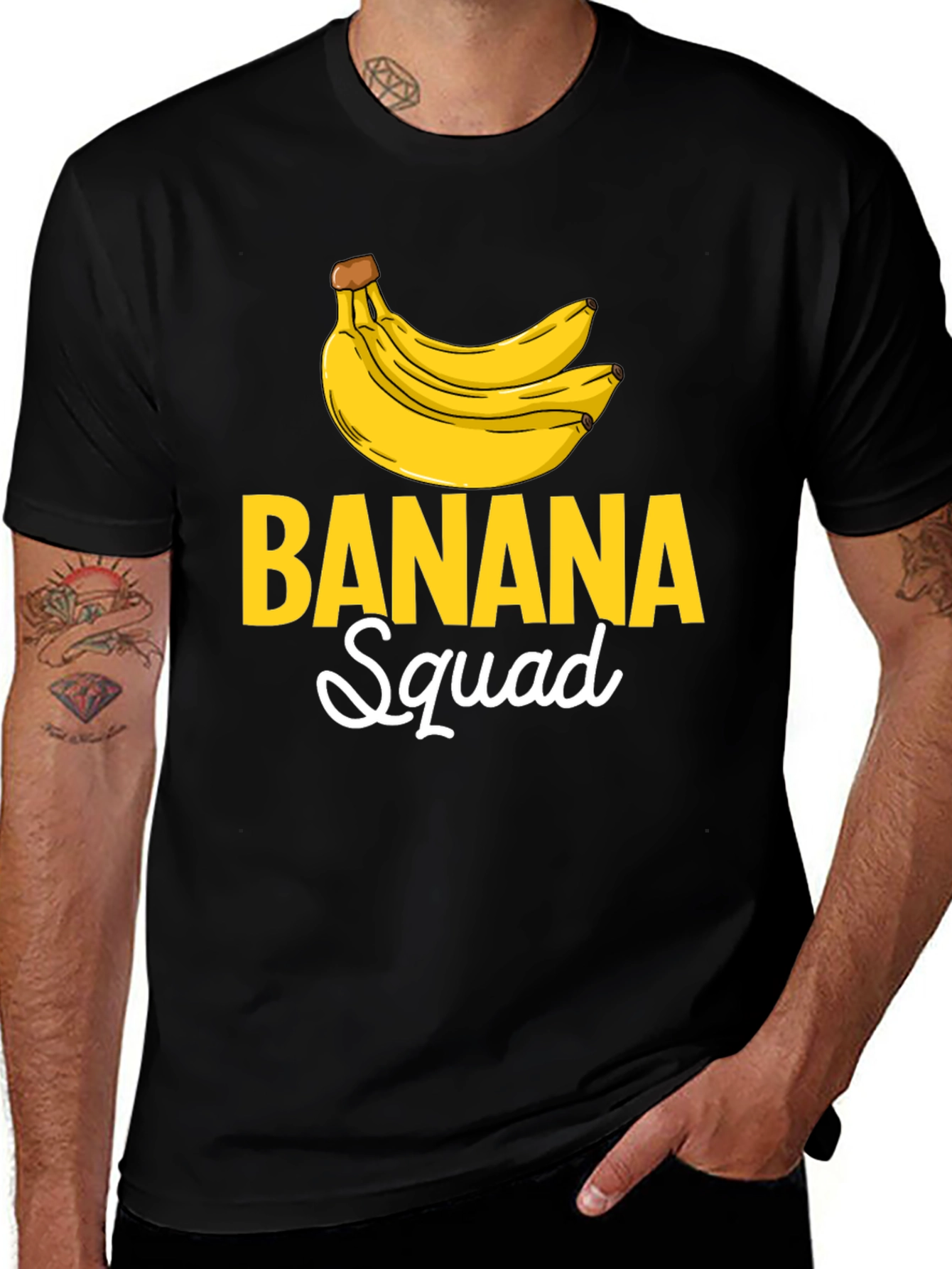 Banana Squad Graphic Tee - Funny Fruit T-Shirt