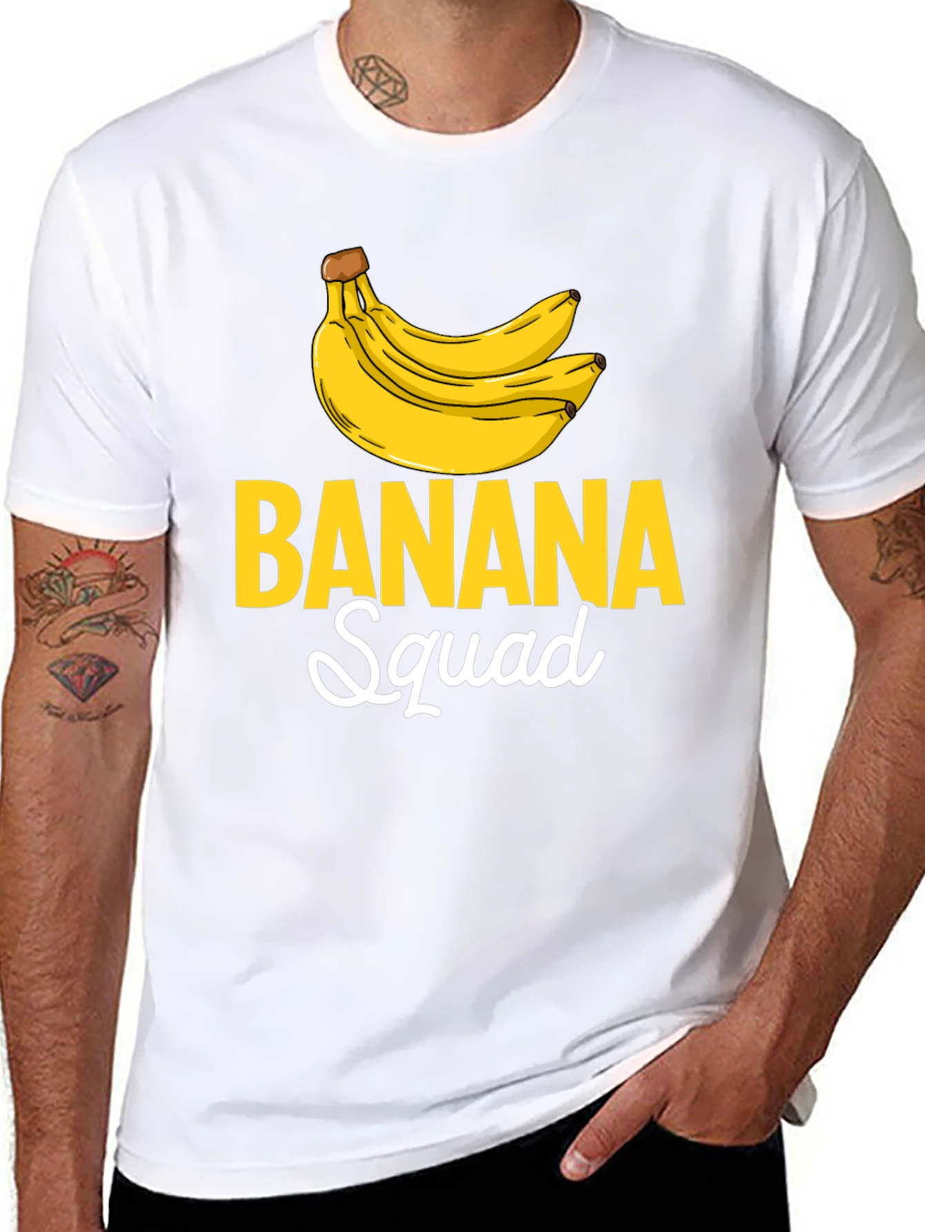Banana Squad Graphic Tee - Funny Fruit T-Shirt