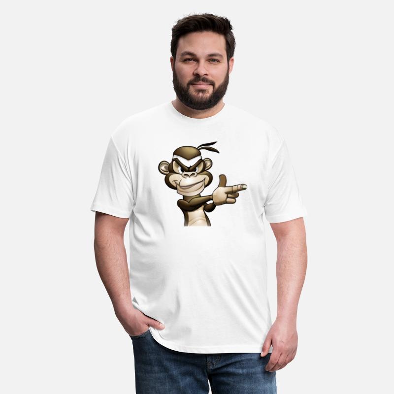 Gangster Monkey Graffity Handgun T-Shirt