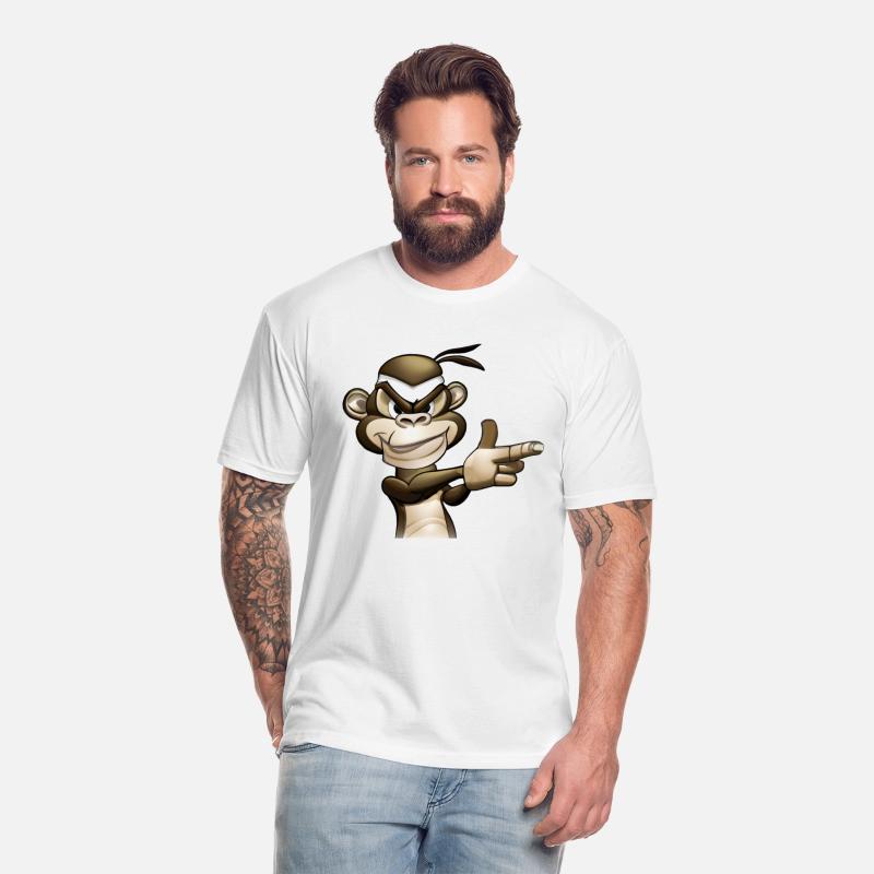 Gangster Monkey Graffity Handgun T-Shirt