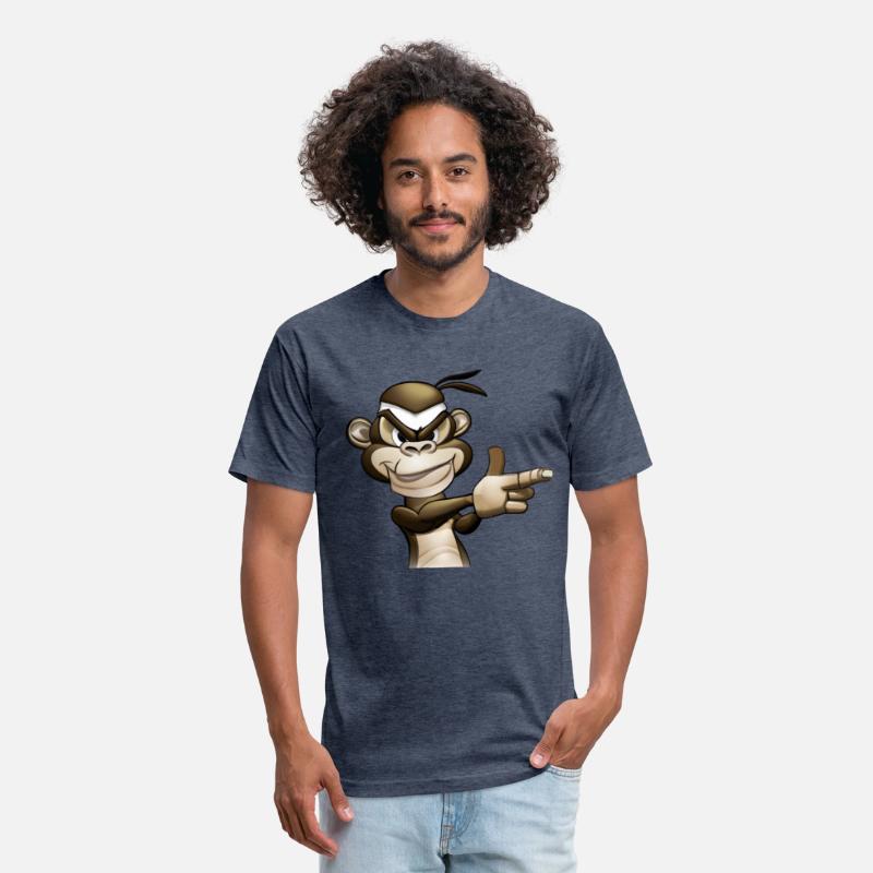 Gangster Monkey Graffity Handgun T-Shirt