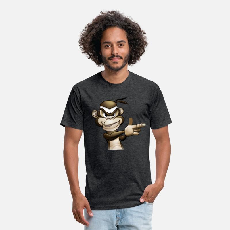 Gangster Monkey Graffity Handgun T-Shirt