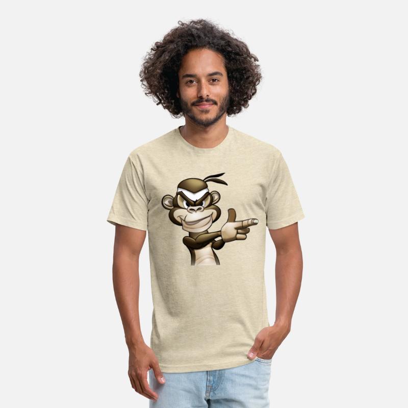 Gangster Monkey Graffity Handgun T-Shirt