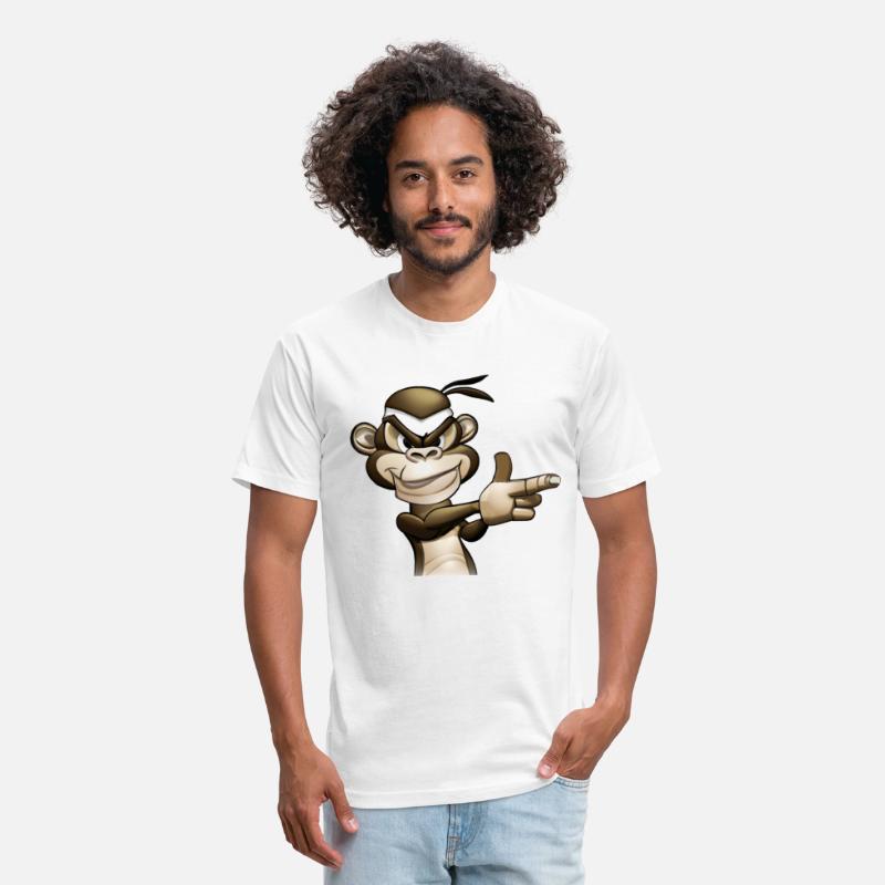 Gangster Monkey Graffity Handgun T-Shirt