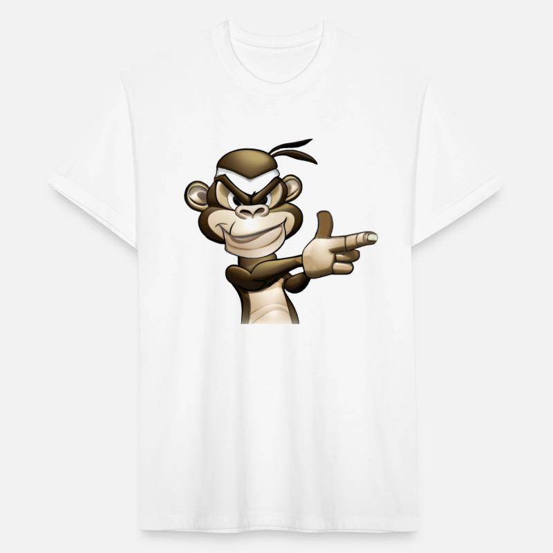 Gangster Monkey Graffity Handgun T-Shirt