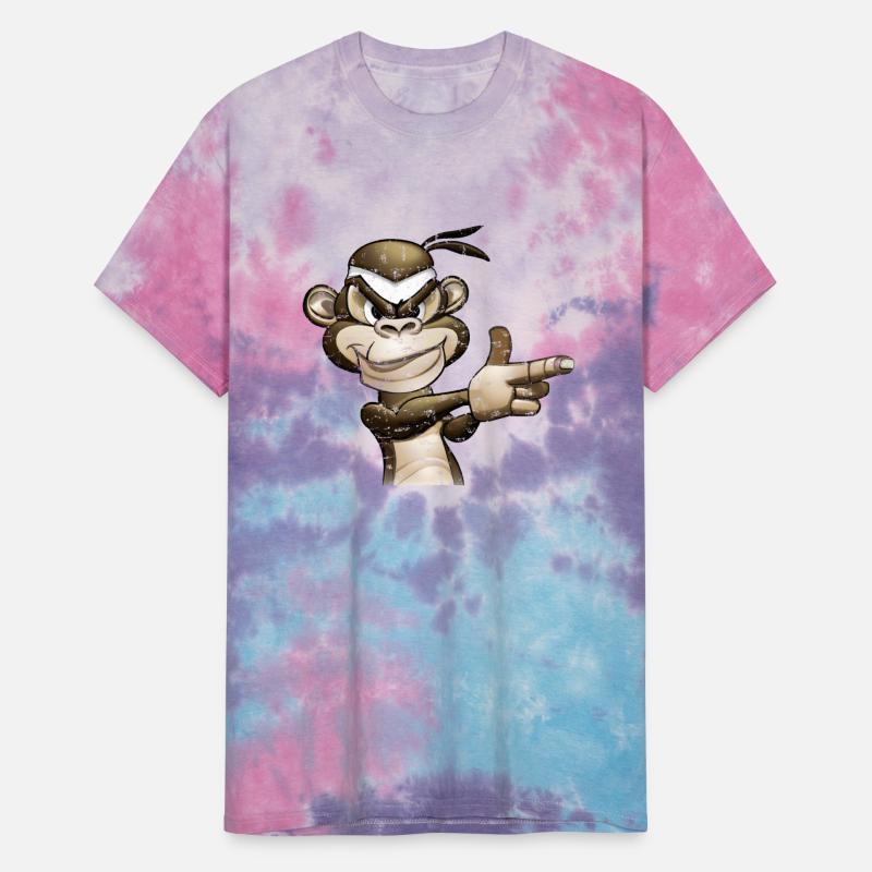 Gangster Monkey Graffity Handgun T-Shirt