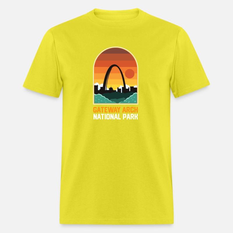 Gateway Arch National Park Retro Style