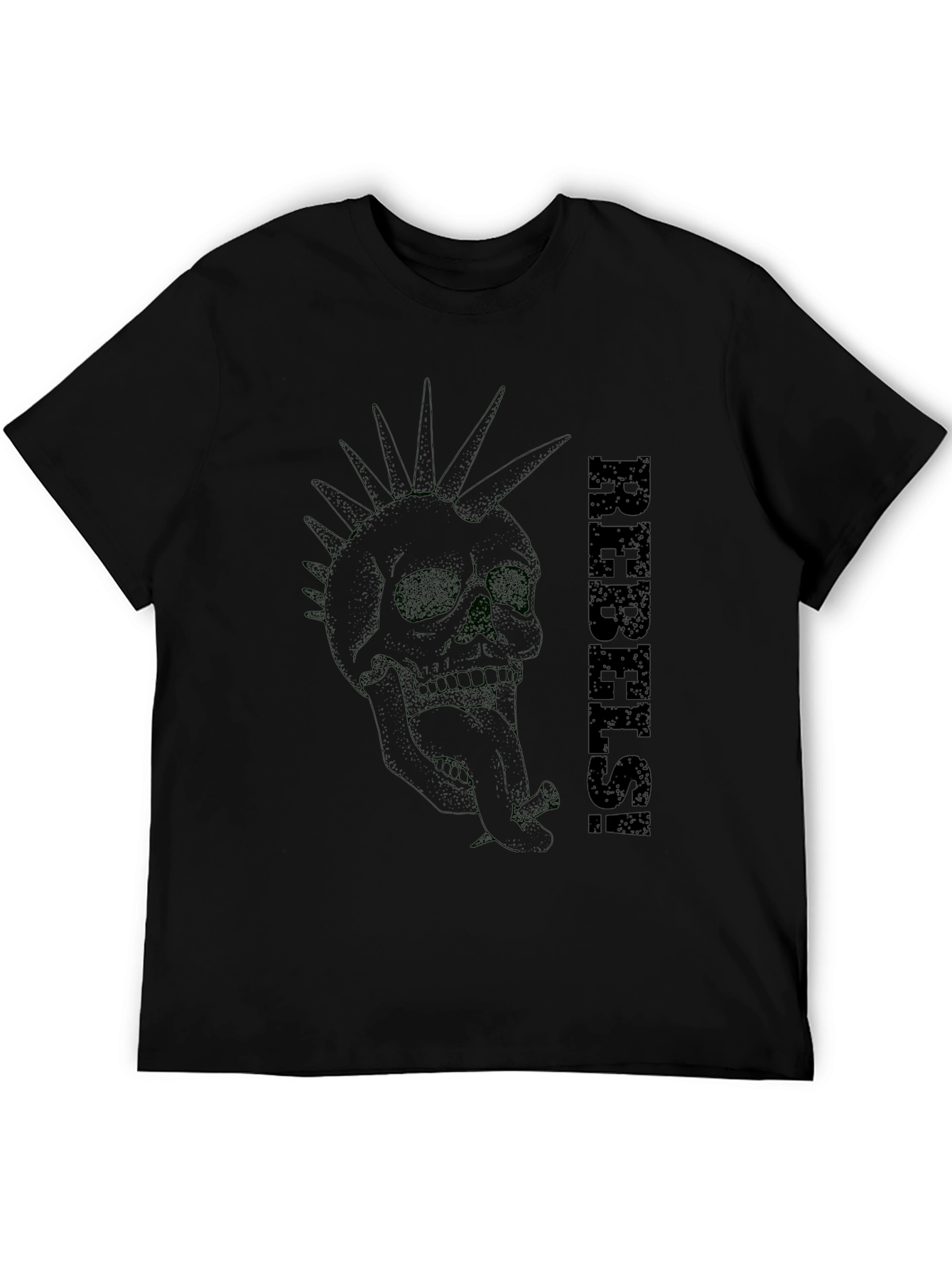 Rebel Skull Punk T-Shirt