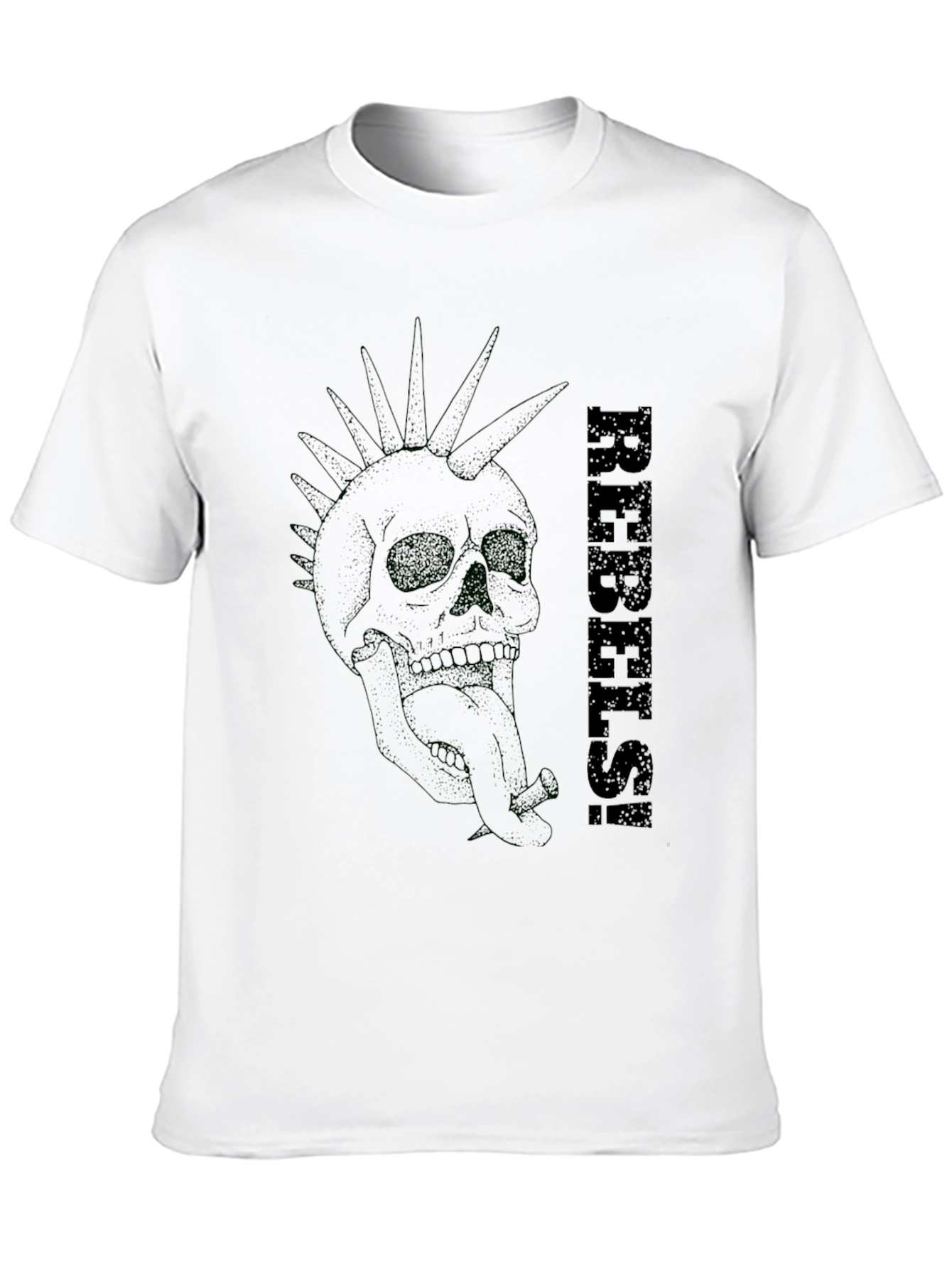 Rebel Skull Punk T-Shirt