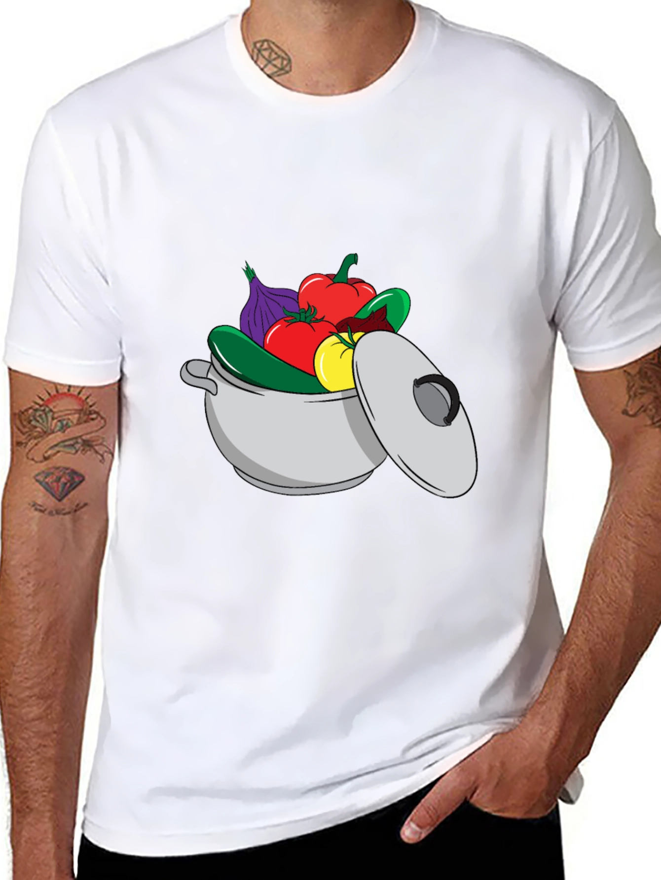 Vegetable Stew T-Shirt - Unique Graphic Tee