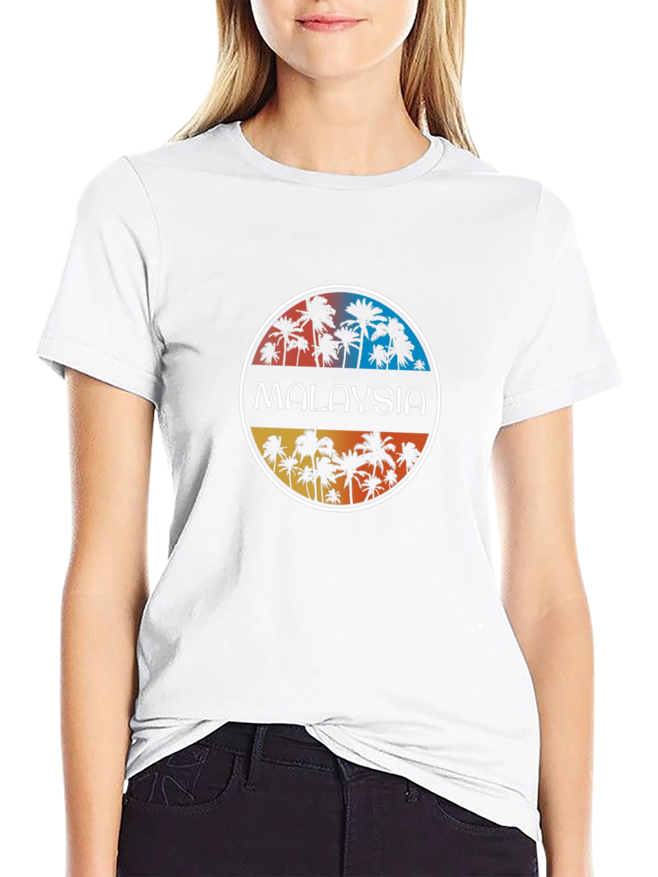Malaysia Palm Tree T-Shirt - Tropical Vacation Tee