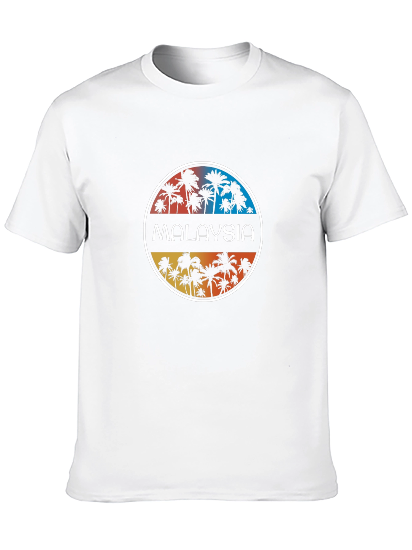 Malaysia Palm Tree T-Shirt - Tropical Vacation Tee