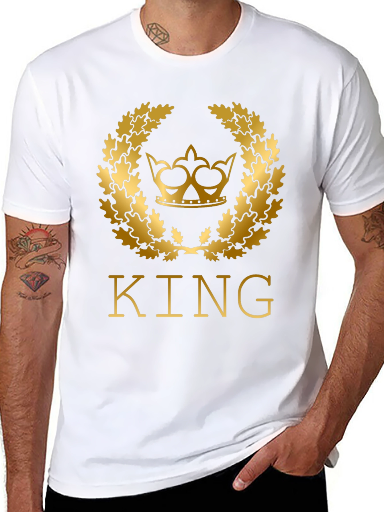 King Crown Graphic Tee - Premium Cotton Blend